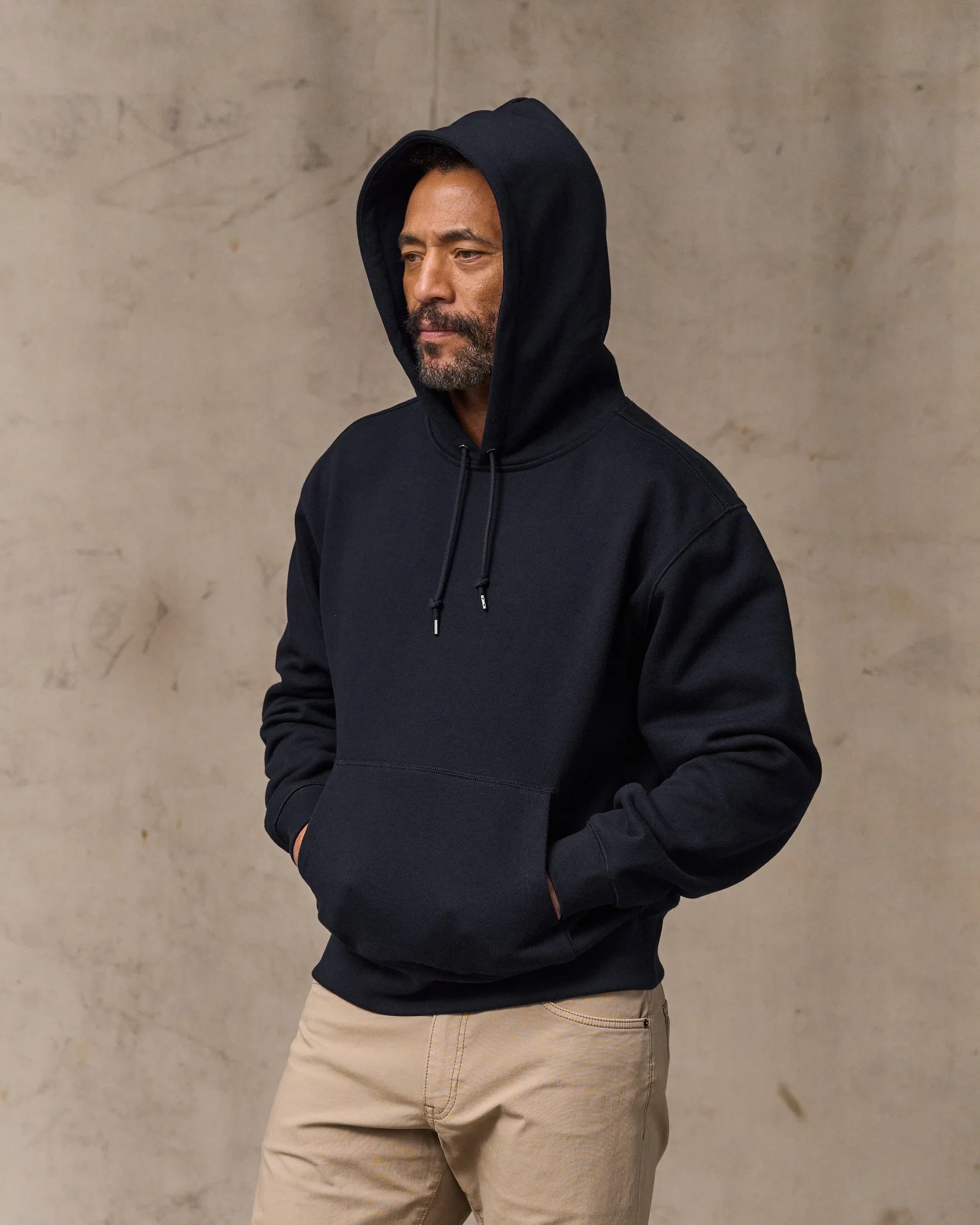 14-oz. Heritage Fleece Hoodie - Dark Indigo - Image 4