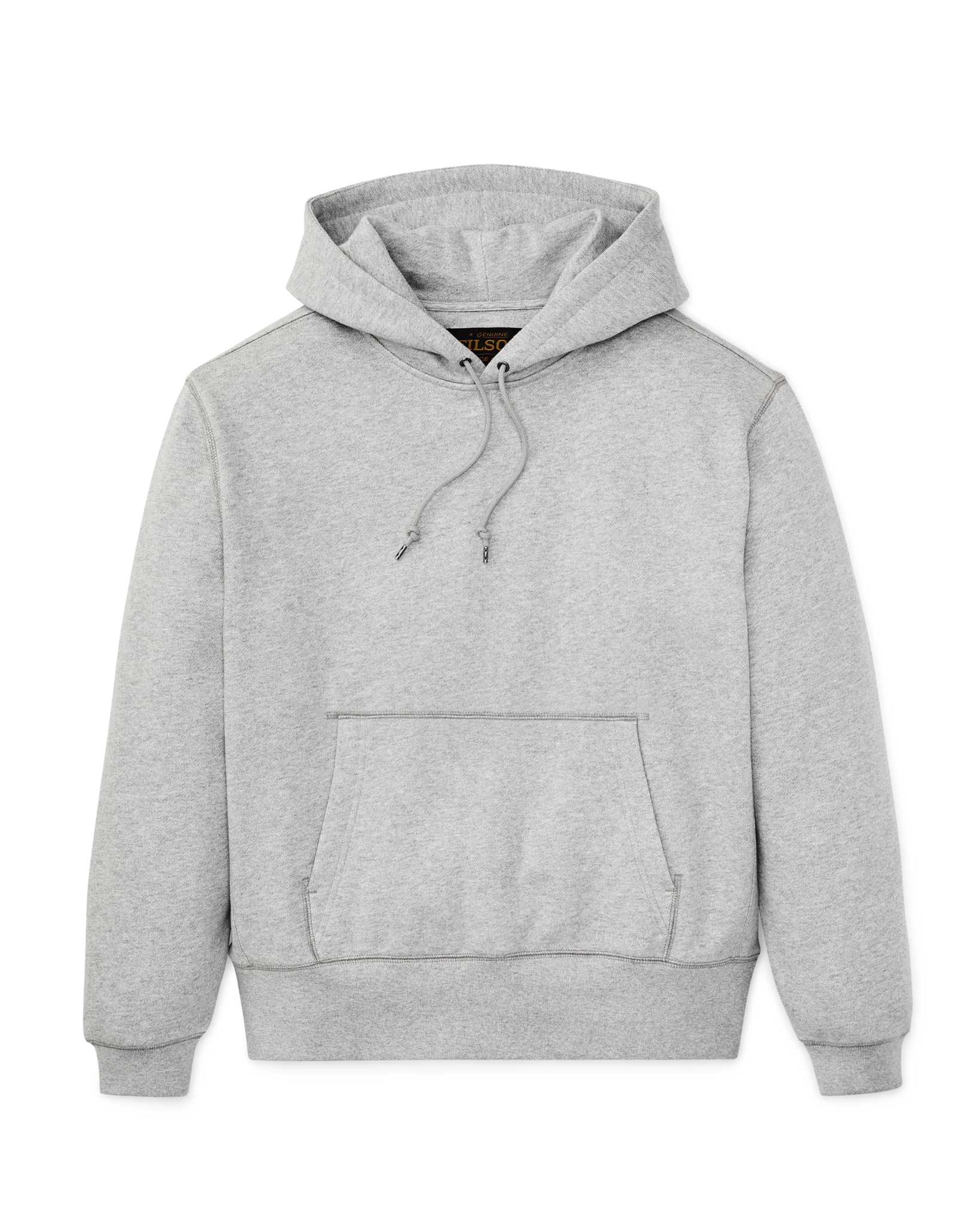 14-oz. Heritage Fleece Hoodie - Gray Heather - Image 5