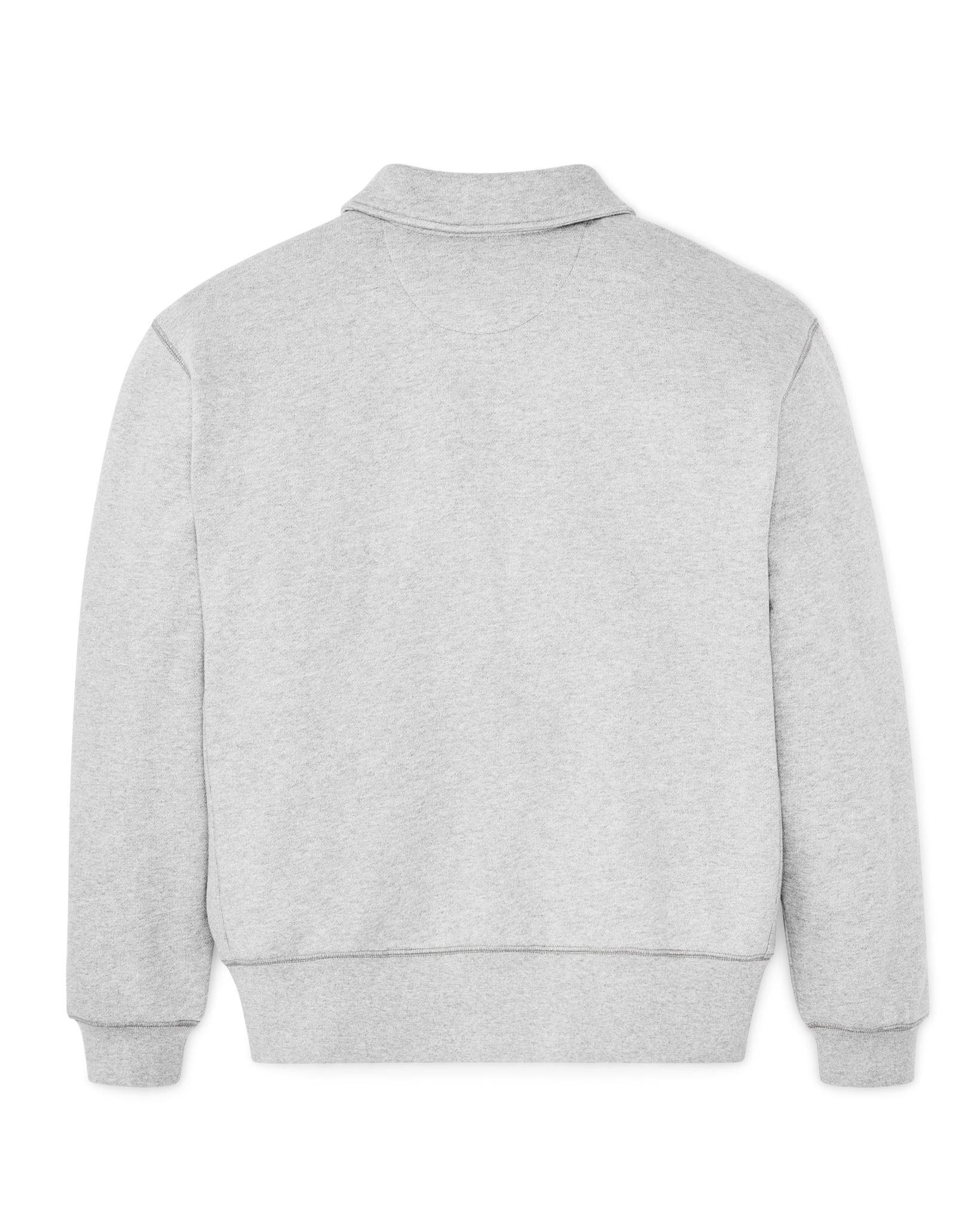 14-oz. Heritage Fleece Quarter Zip - Gray Heather - Image 6