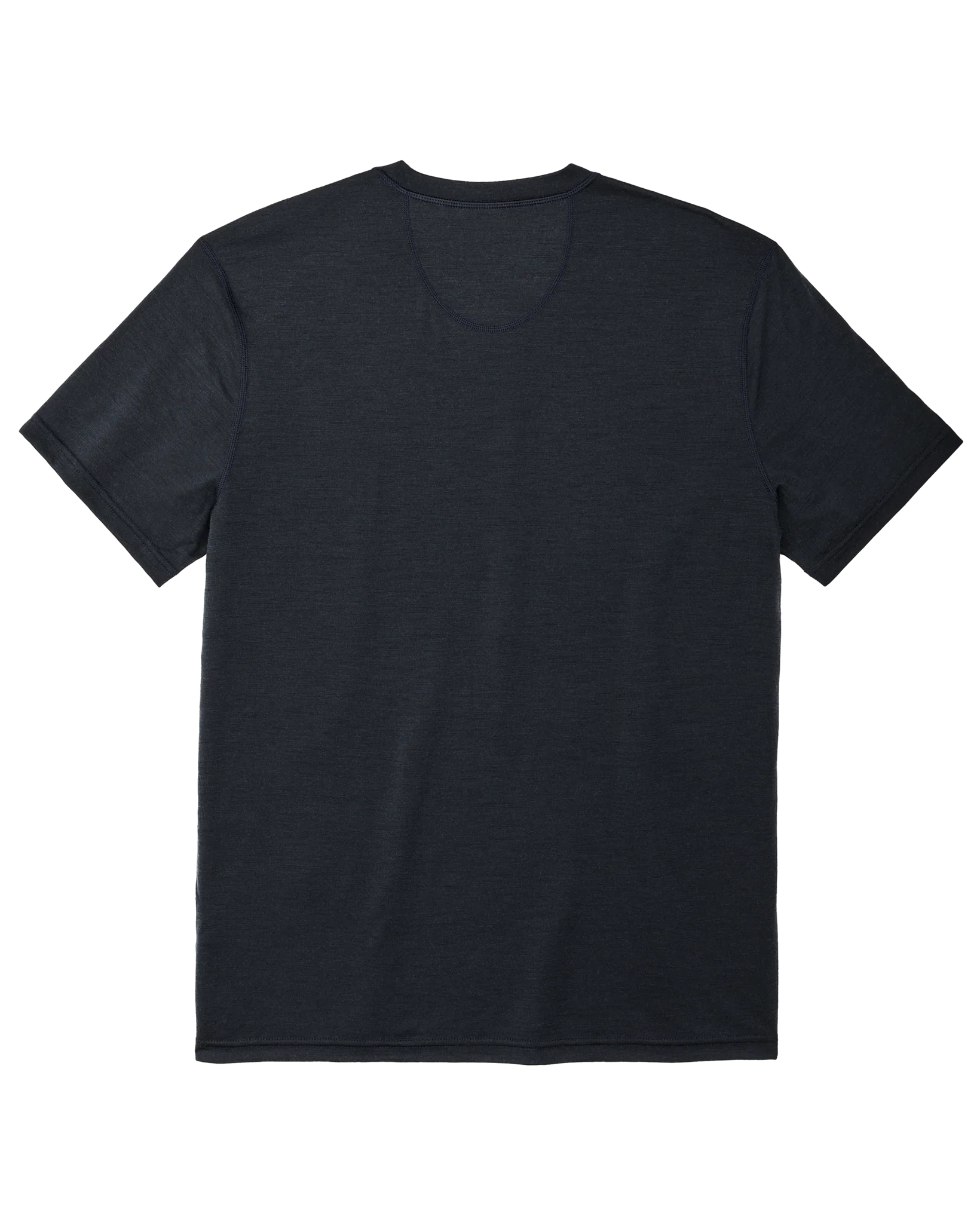 210g Merino Wool Short Sleeve Crewneck T-Shirt - Dark Navy - Image 6