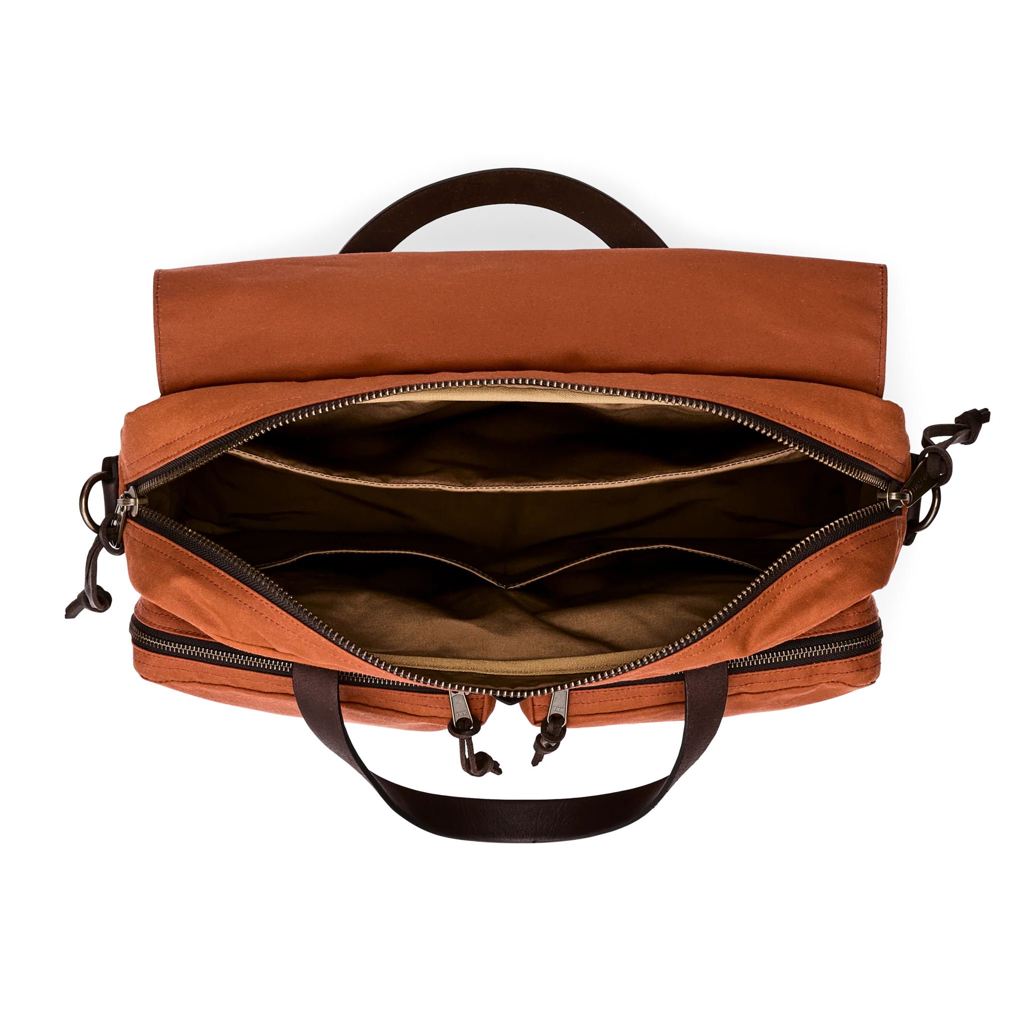 24 Hour Tin Cloth Briefcase - Rust - Image 4