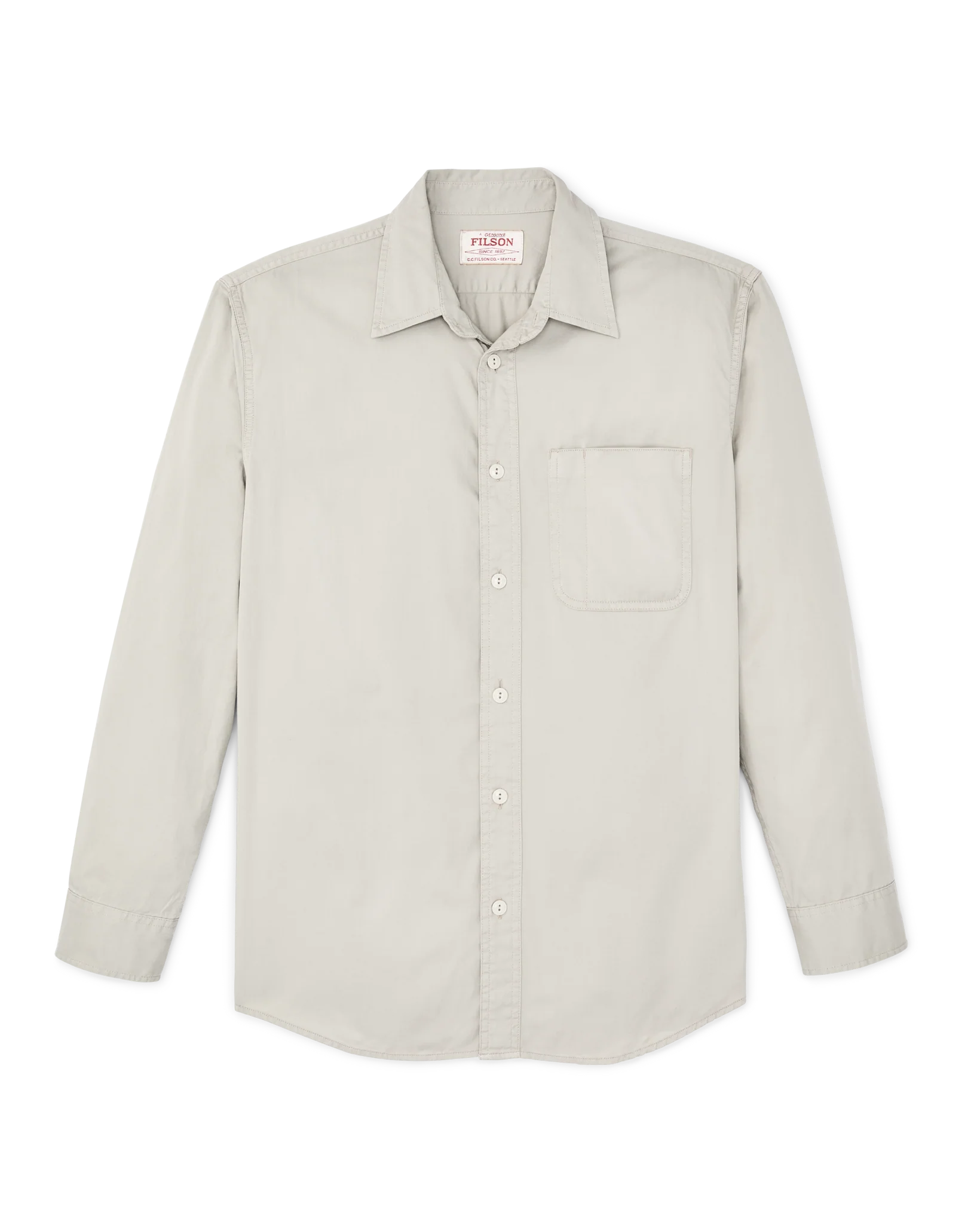 4.5-oz. Twill Shirt - Gray Sky - Image 4