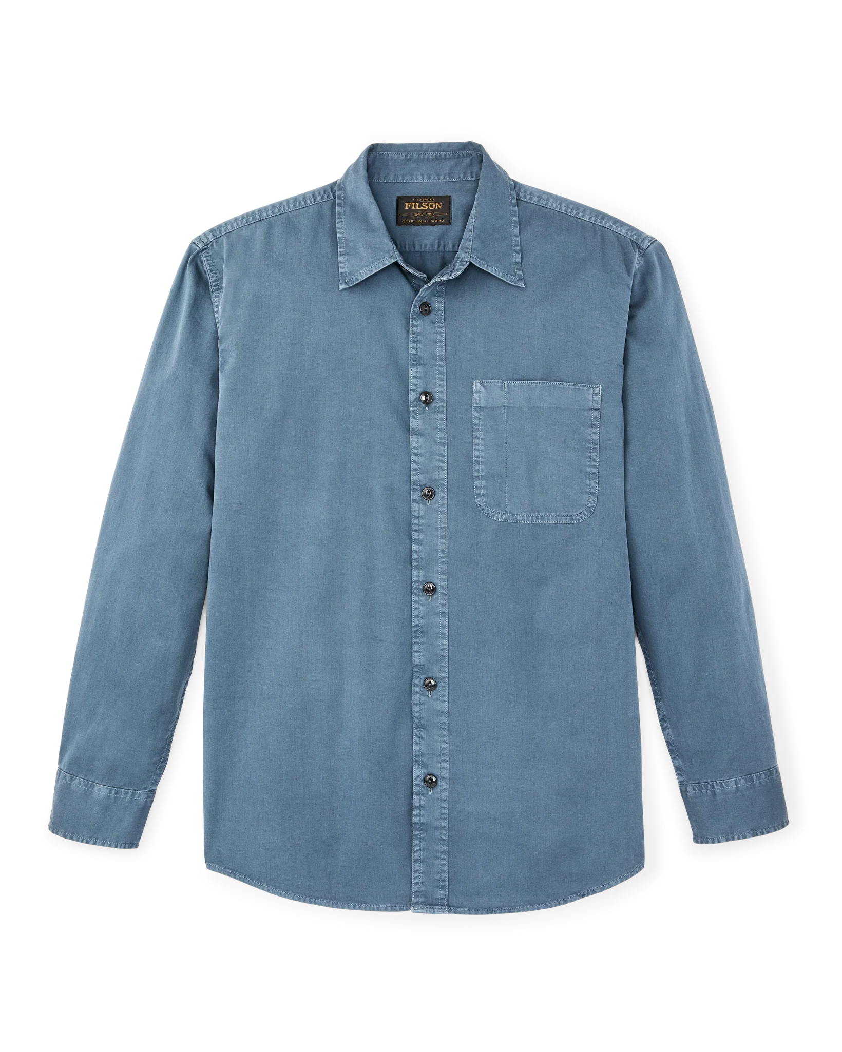 4.5-oz. Twill Shirt - Orion Blue - Image 5