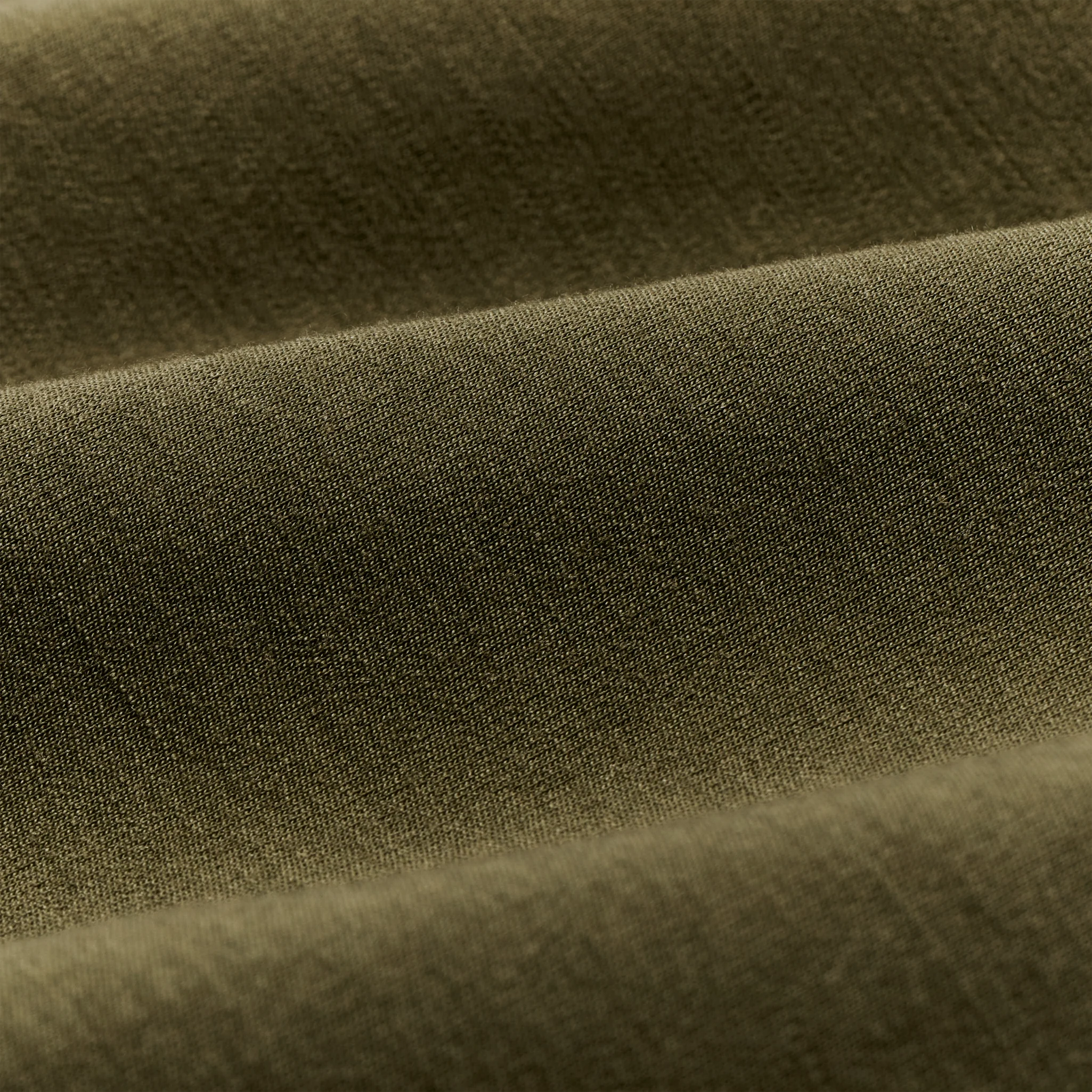 400g Merino Wool Long Sleeve Half-zip - Dark Olive - Image 4
