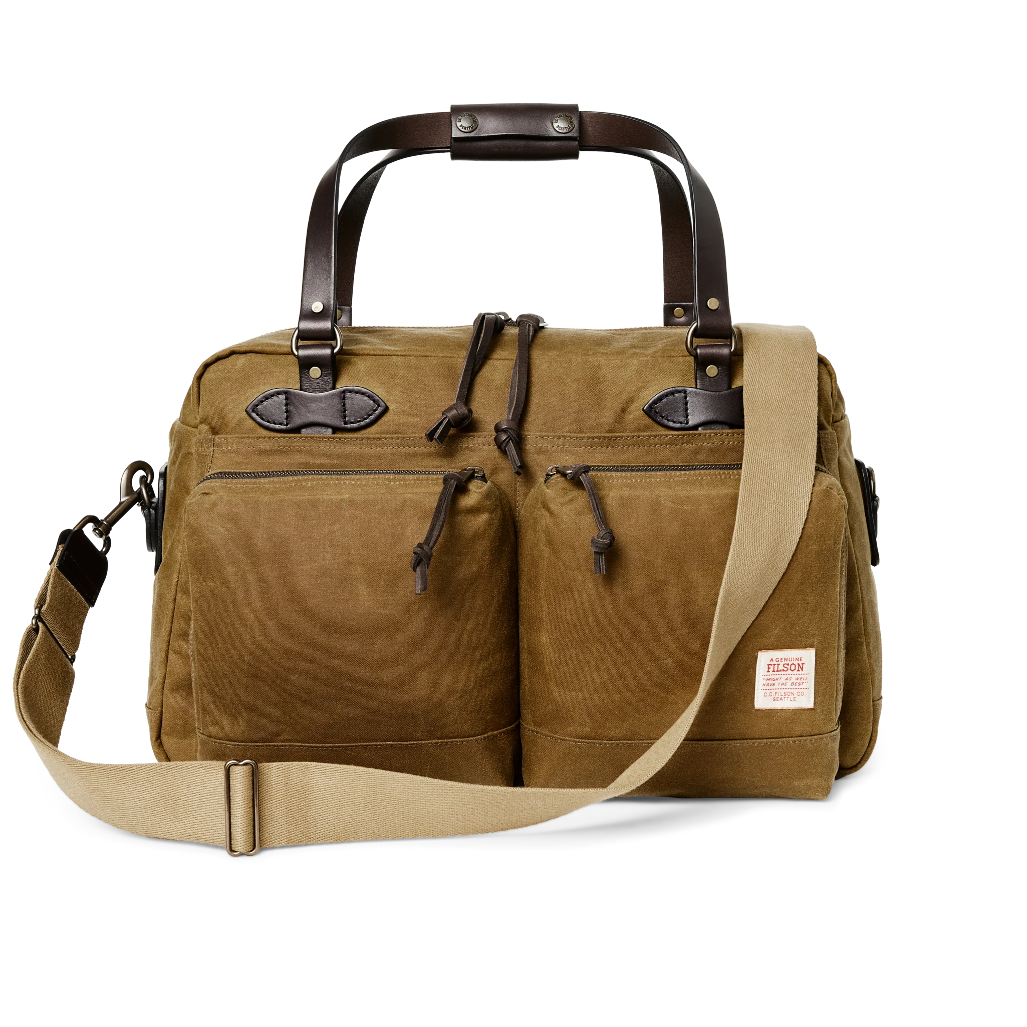 48 Hour Tin Cloth Duffle Bag - Dark Tan - Image 4