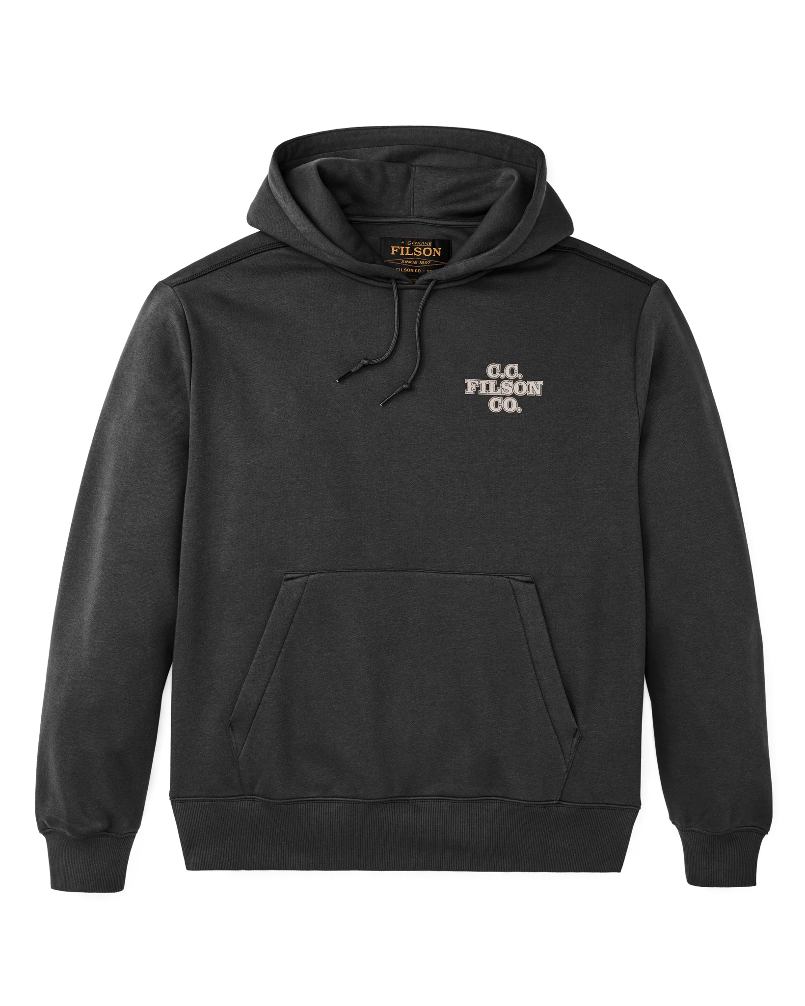 Ballard Graphic Hoodie - Faded Black - Image 2