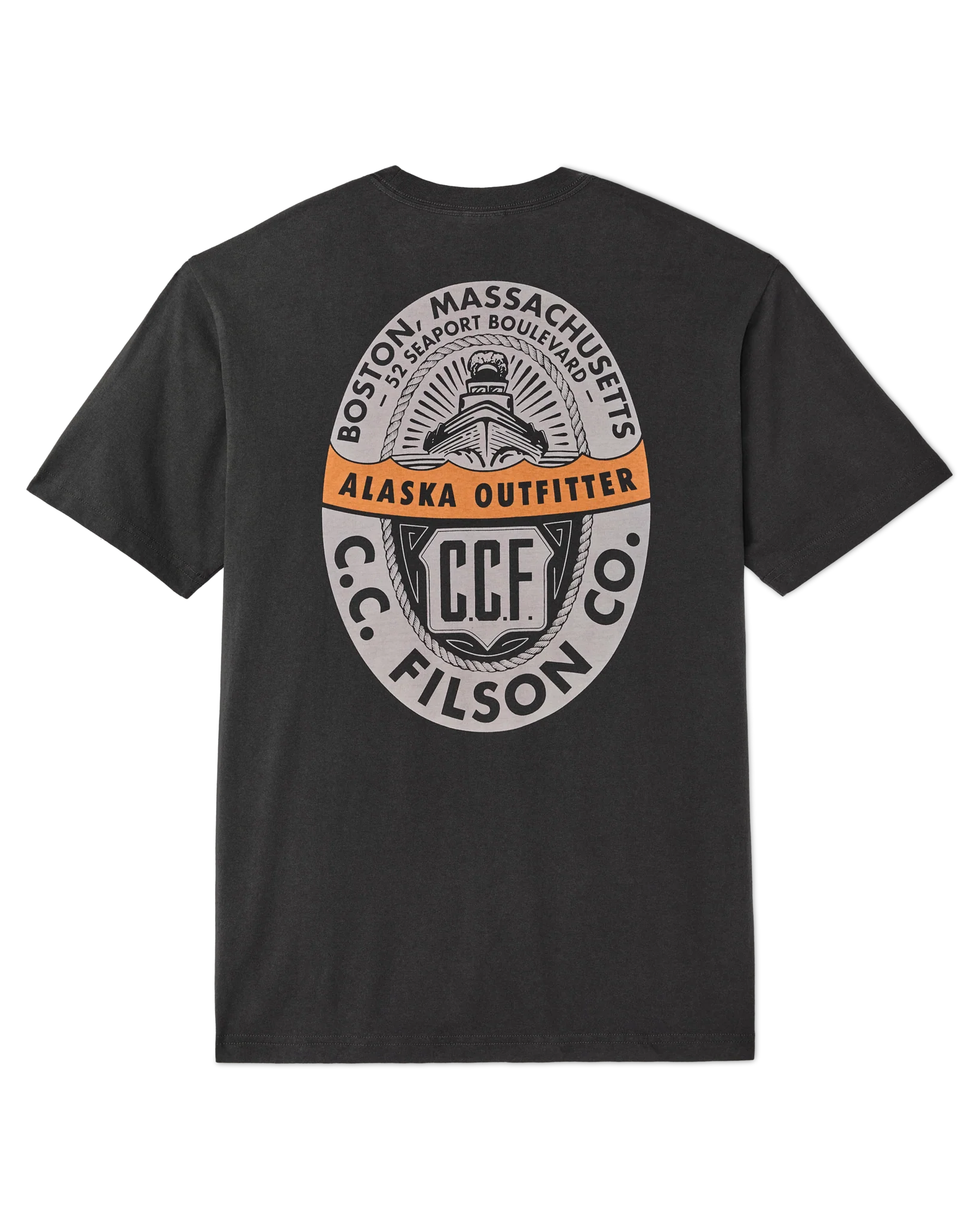 Boston Graphic T-Shirt - Black