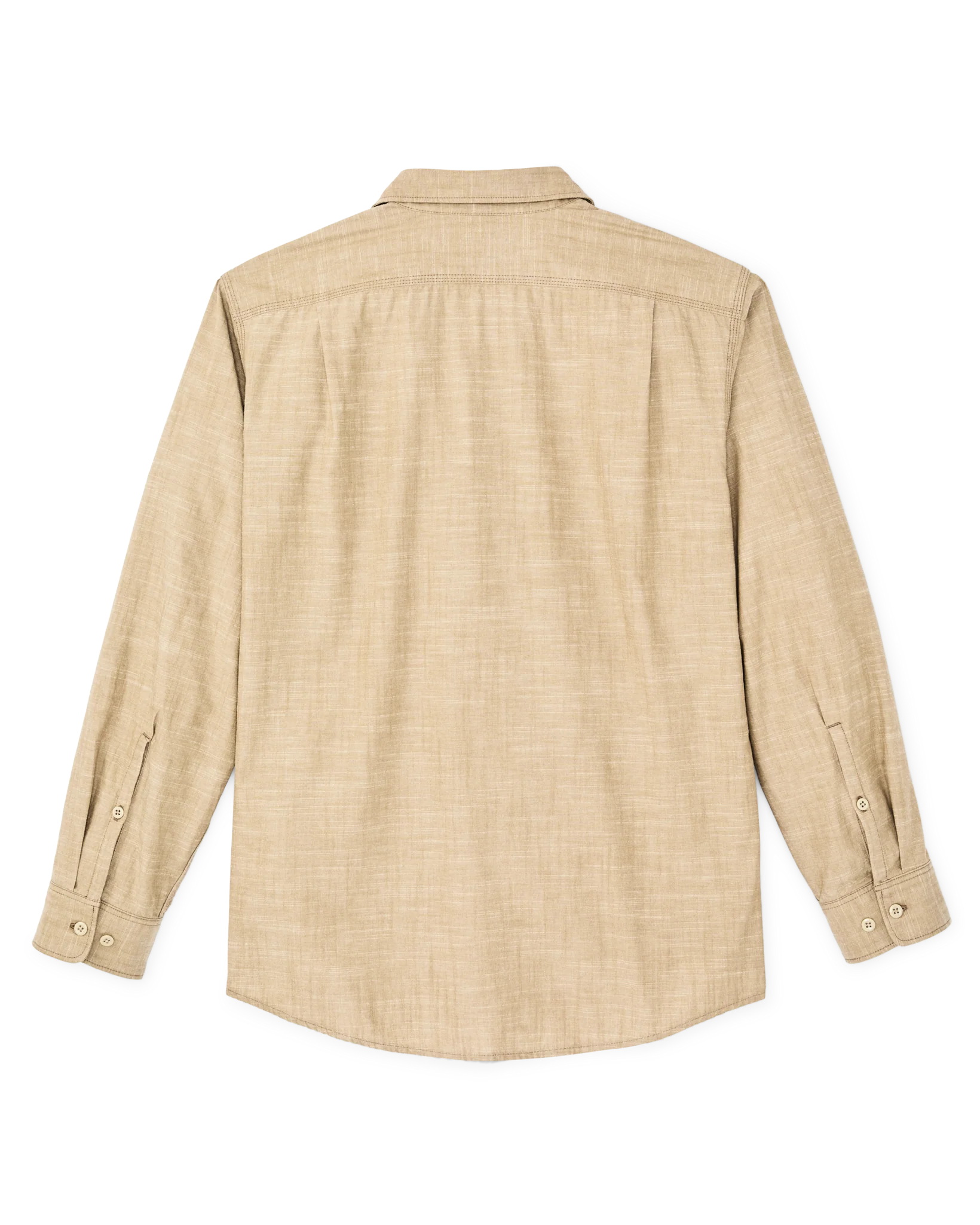 Chambray Cpo Shirt - Tan - Image 5