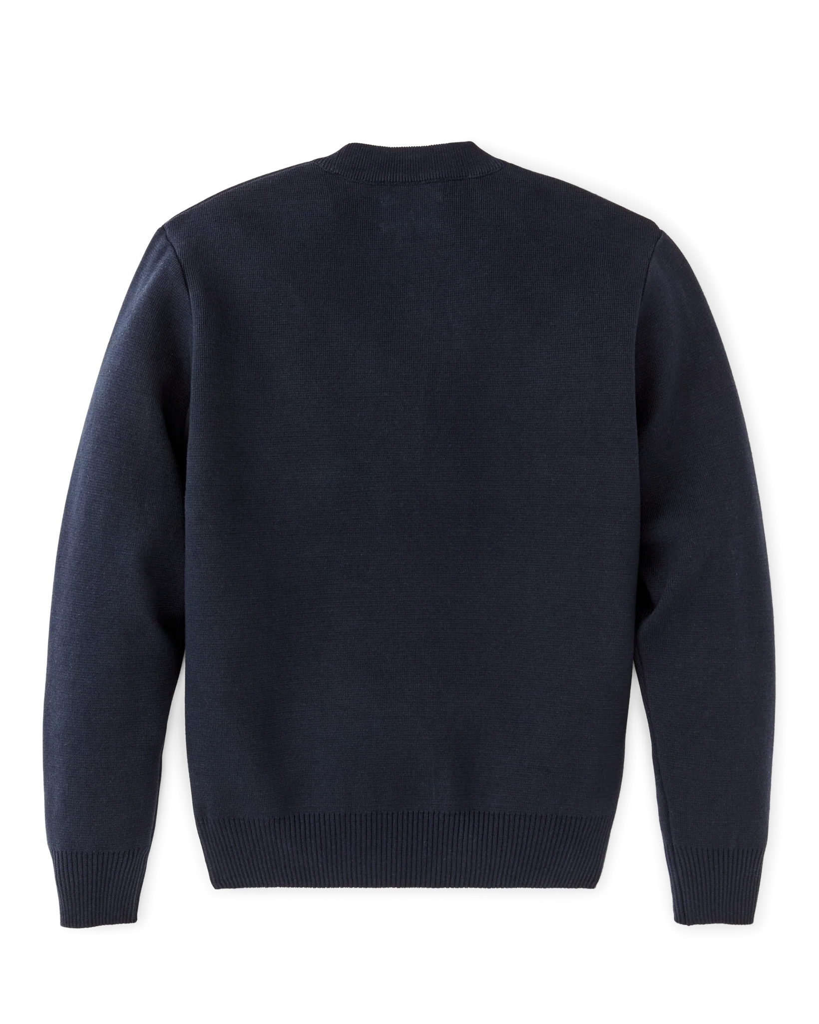 Cotton Crewneck Guide Sweater - Dark Navy - Image 5