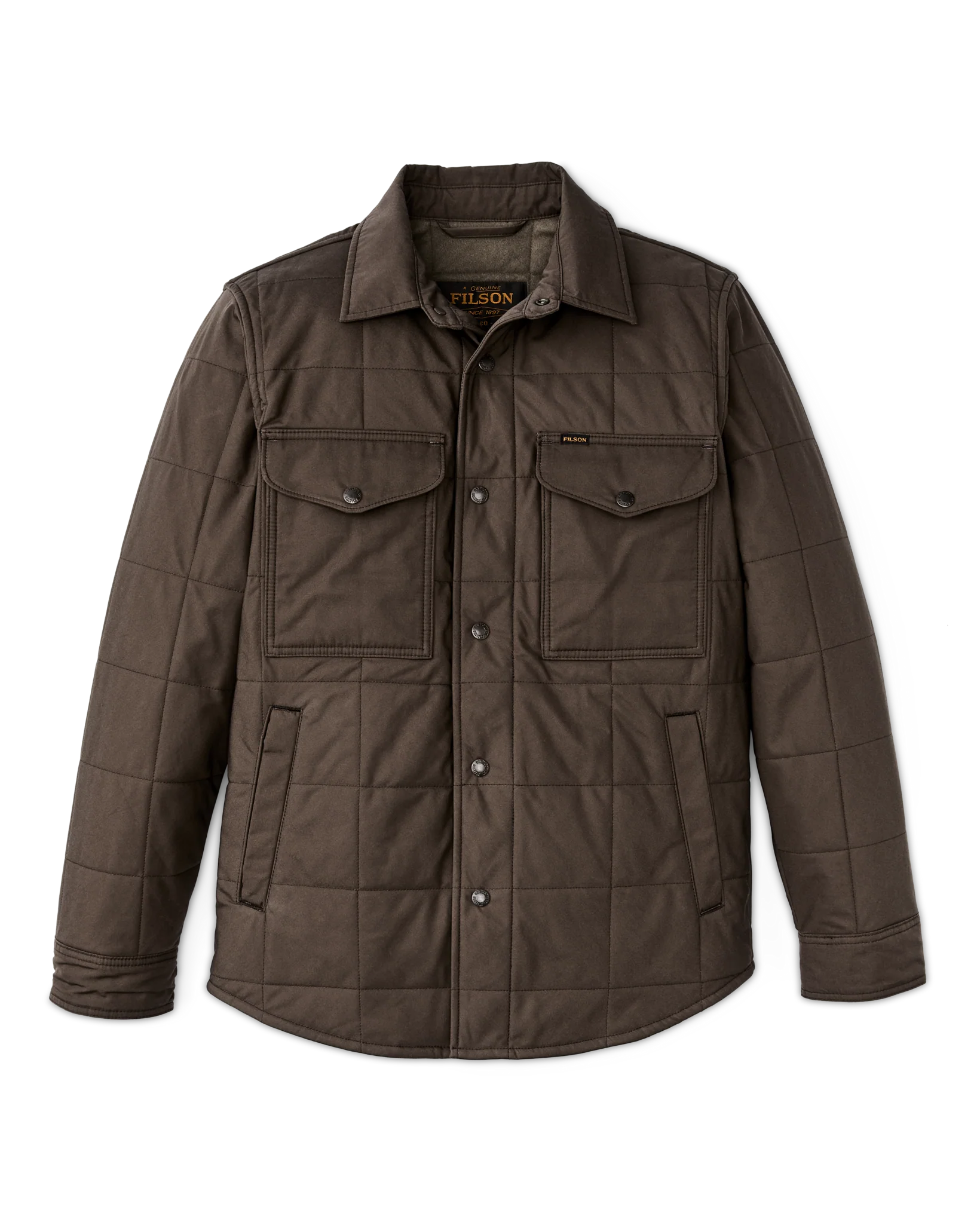 Cover Cloth Quilted Jac-shirt - Slate Black - Image 4