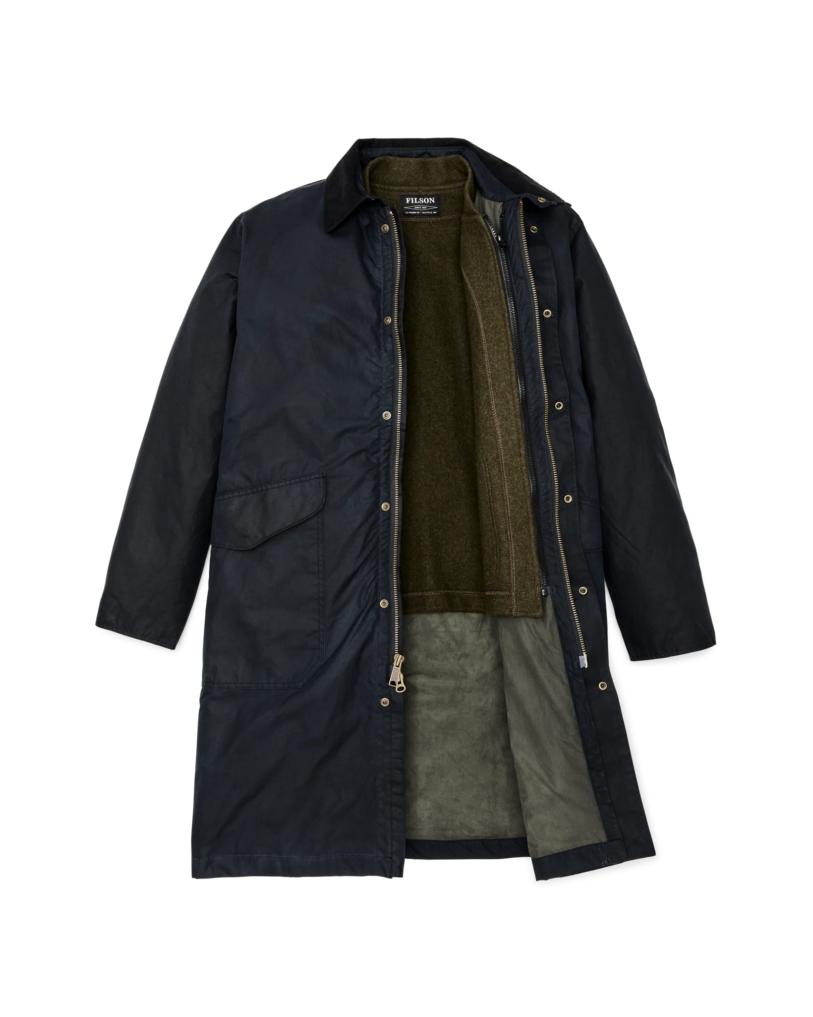 Cover Cloth Trench Coat - Harbor Blue - Image 7