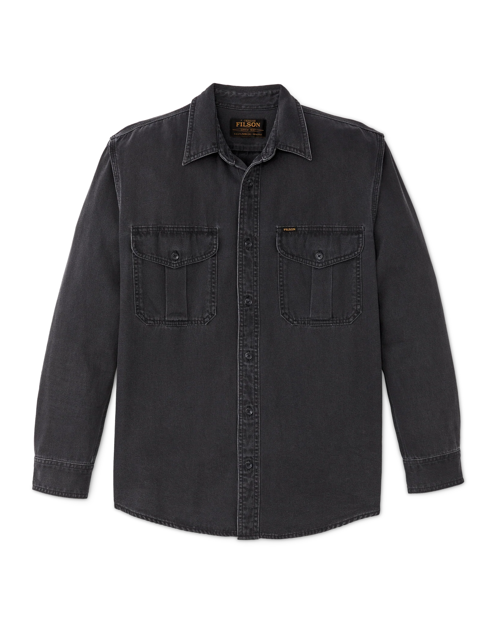 Denim Guide Shirt - Black - Image 3