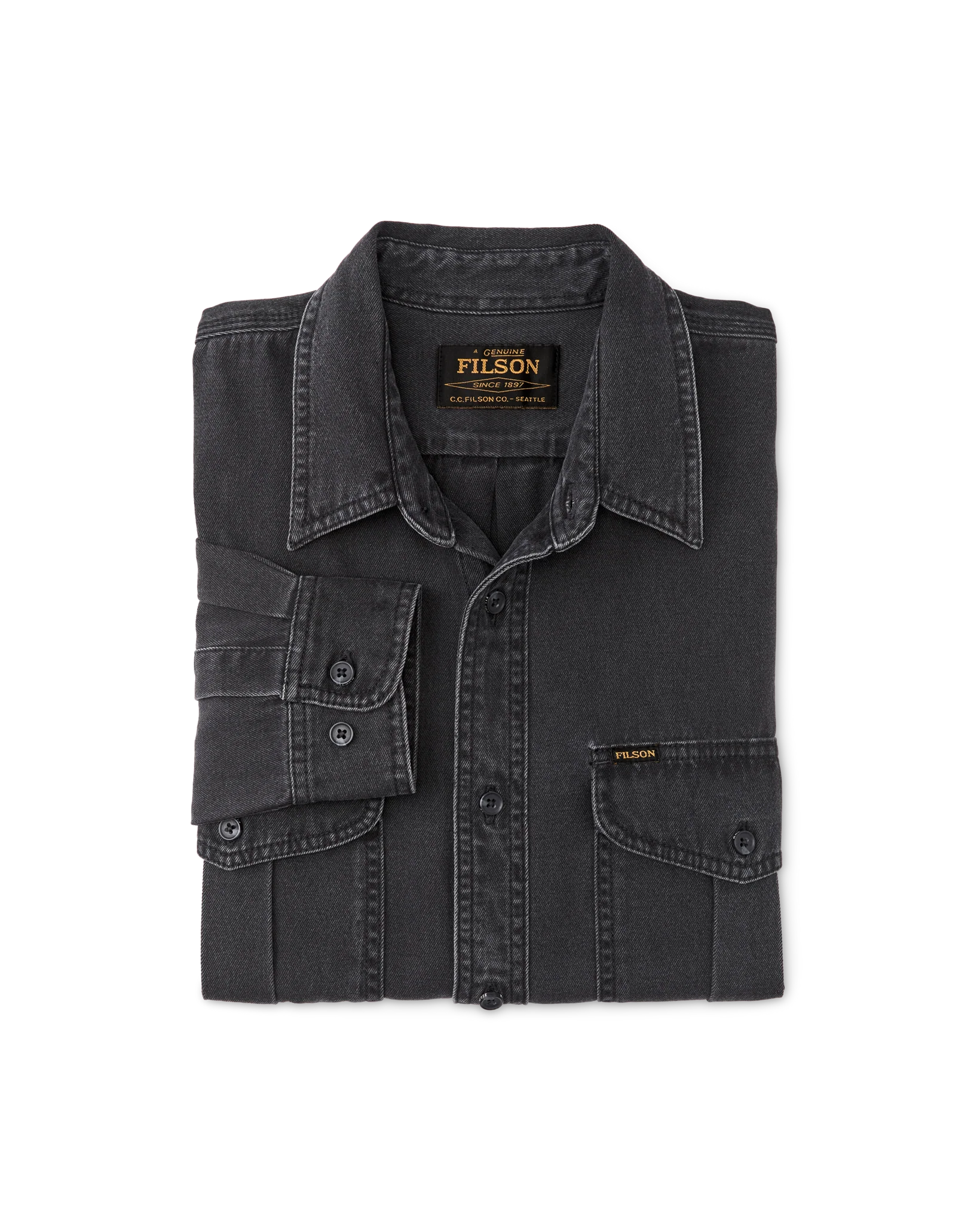 Denim Guide Shirt - Black - Image 5