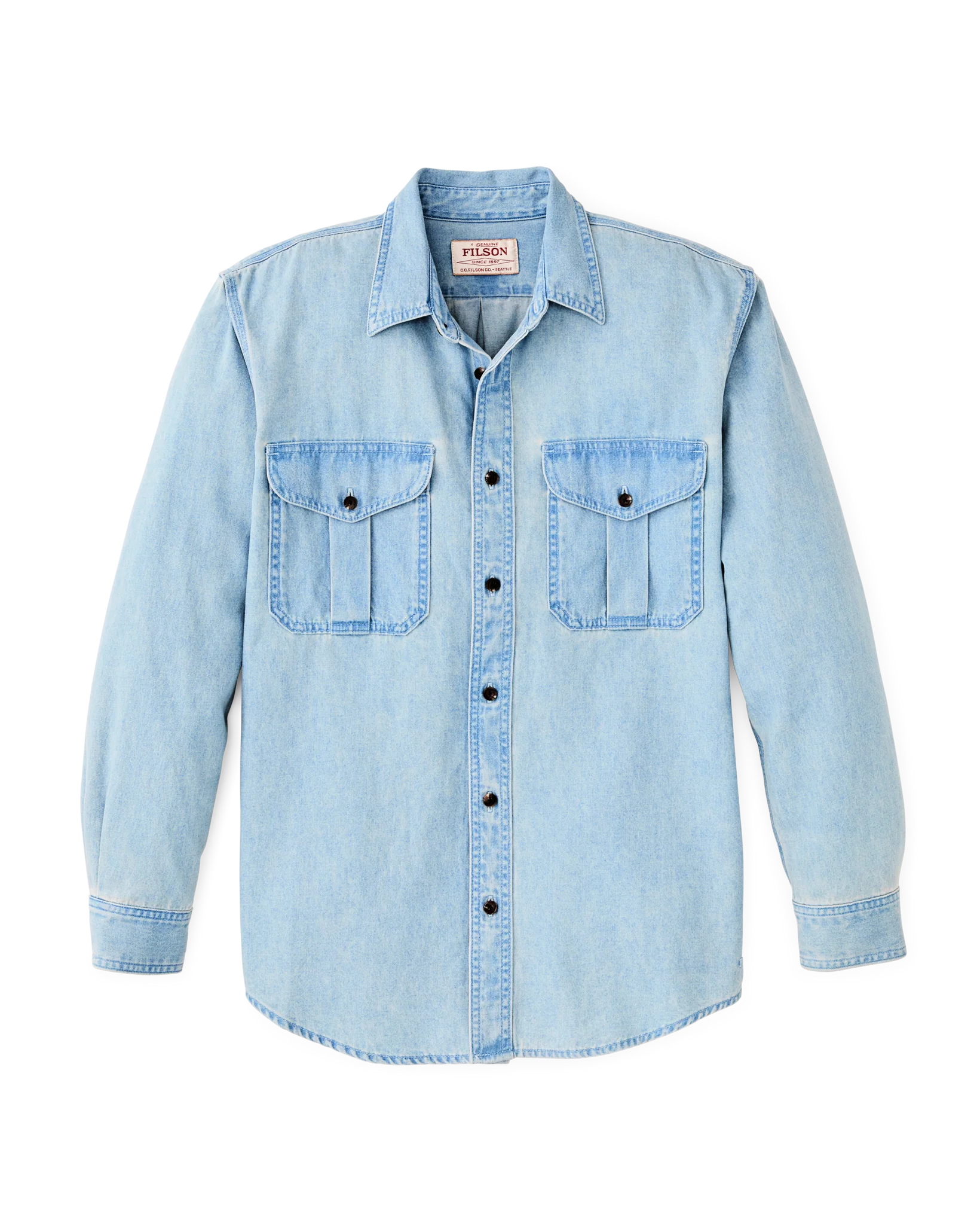 Denim Guide Shirt - Light Indigo - Image 4