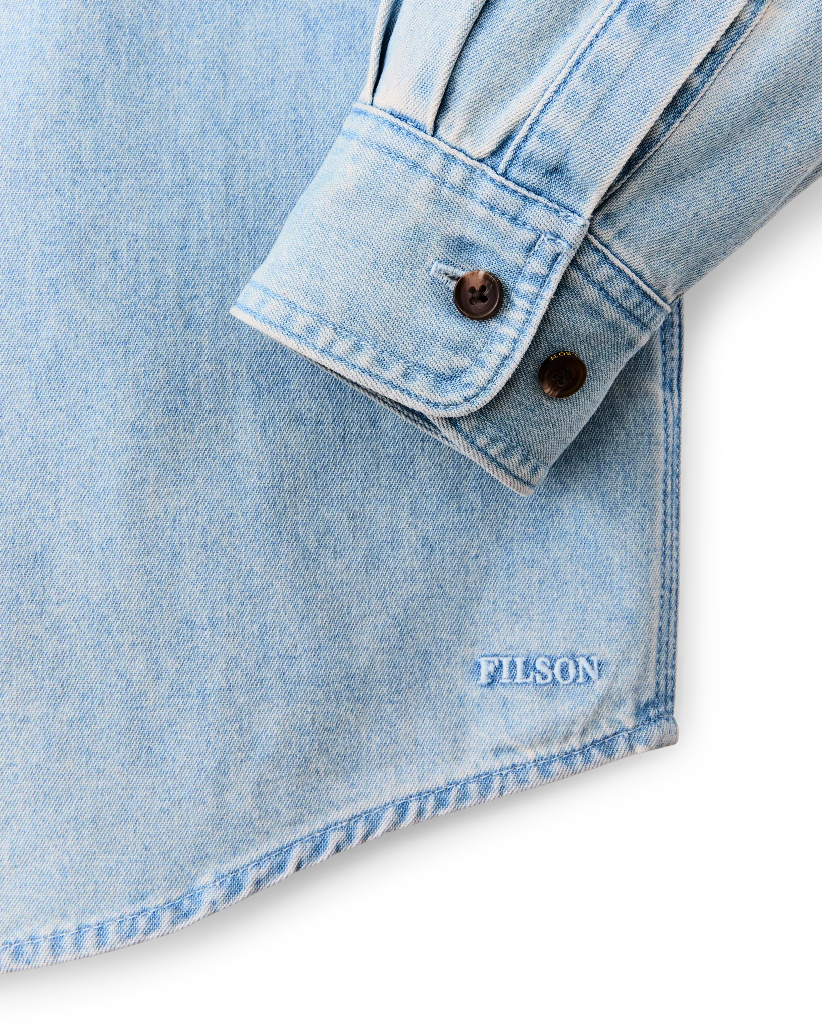 Denim Guide Shirt - Light Indigo - Image 7