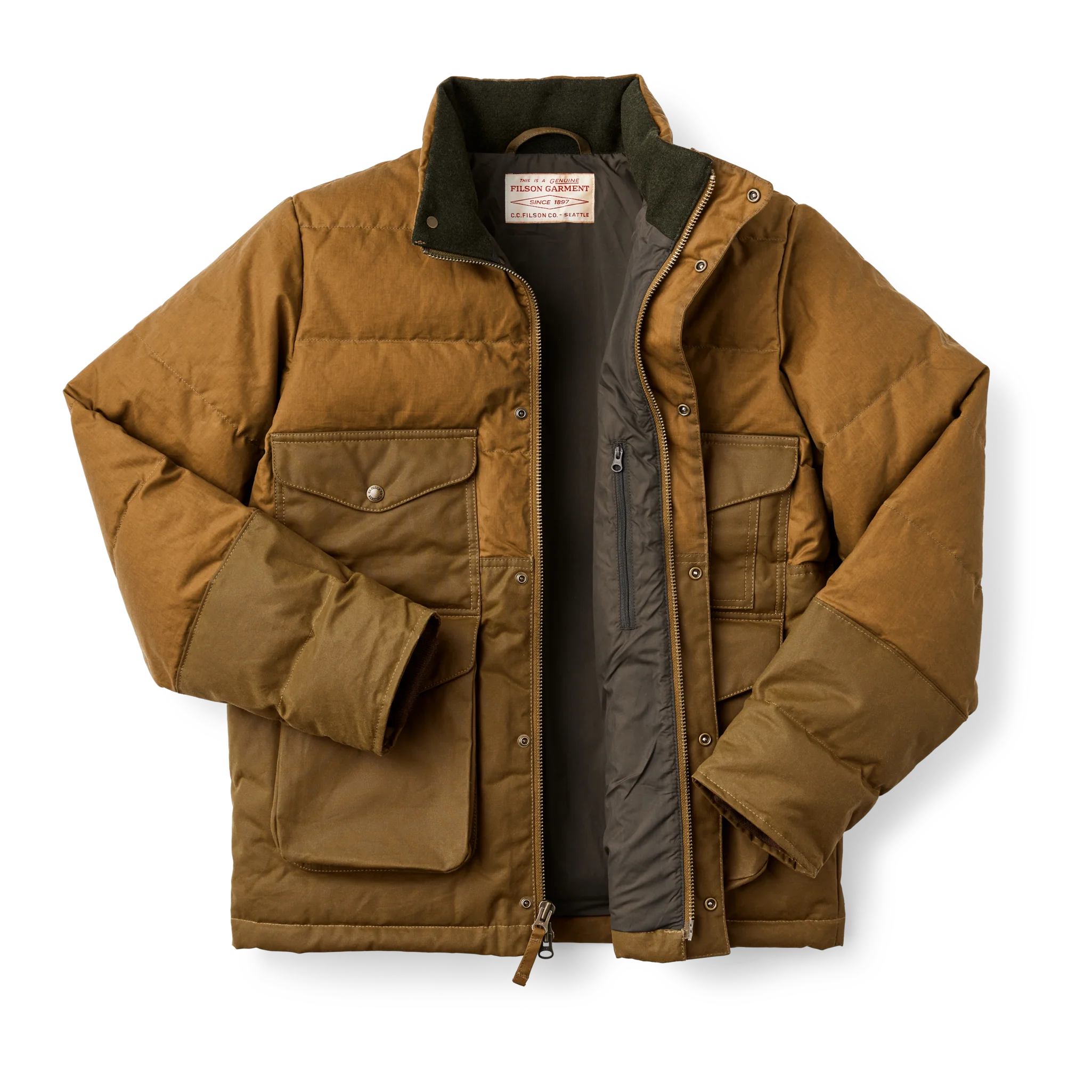 Down Cruiser Jacket - Dark Tan - Image 5