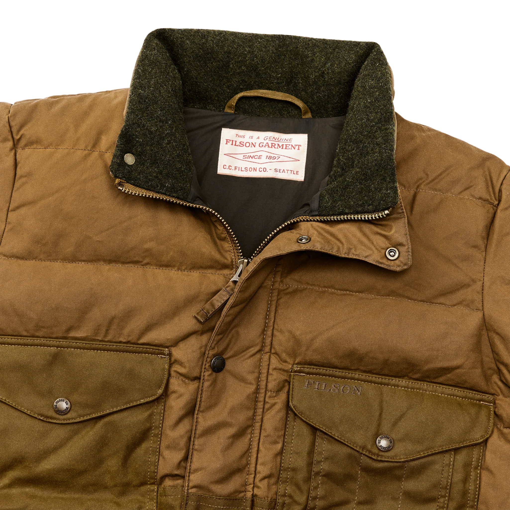 Down Cruiser Jacket - Dark Tan - Image 6
