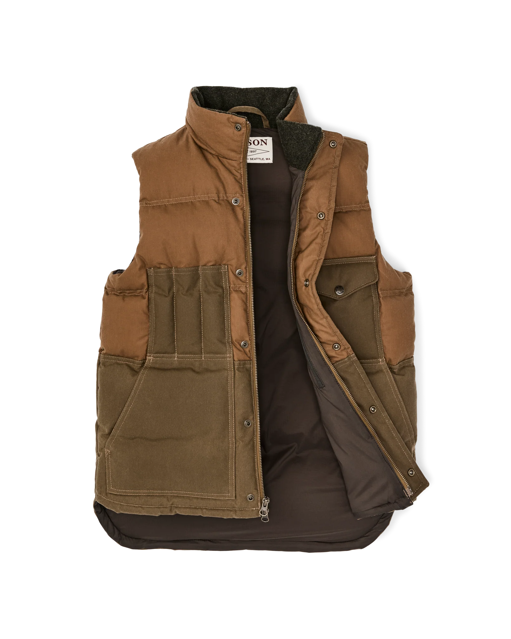 Down Cruiser Vest - Dark Tan - Image 6
