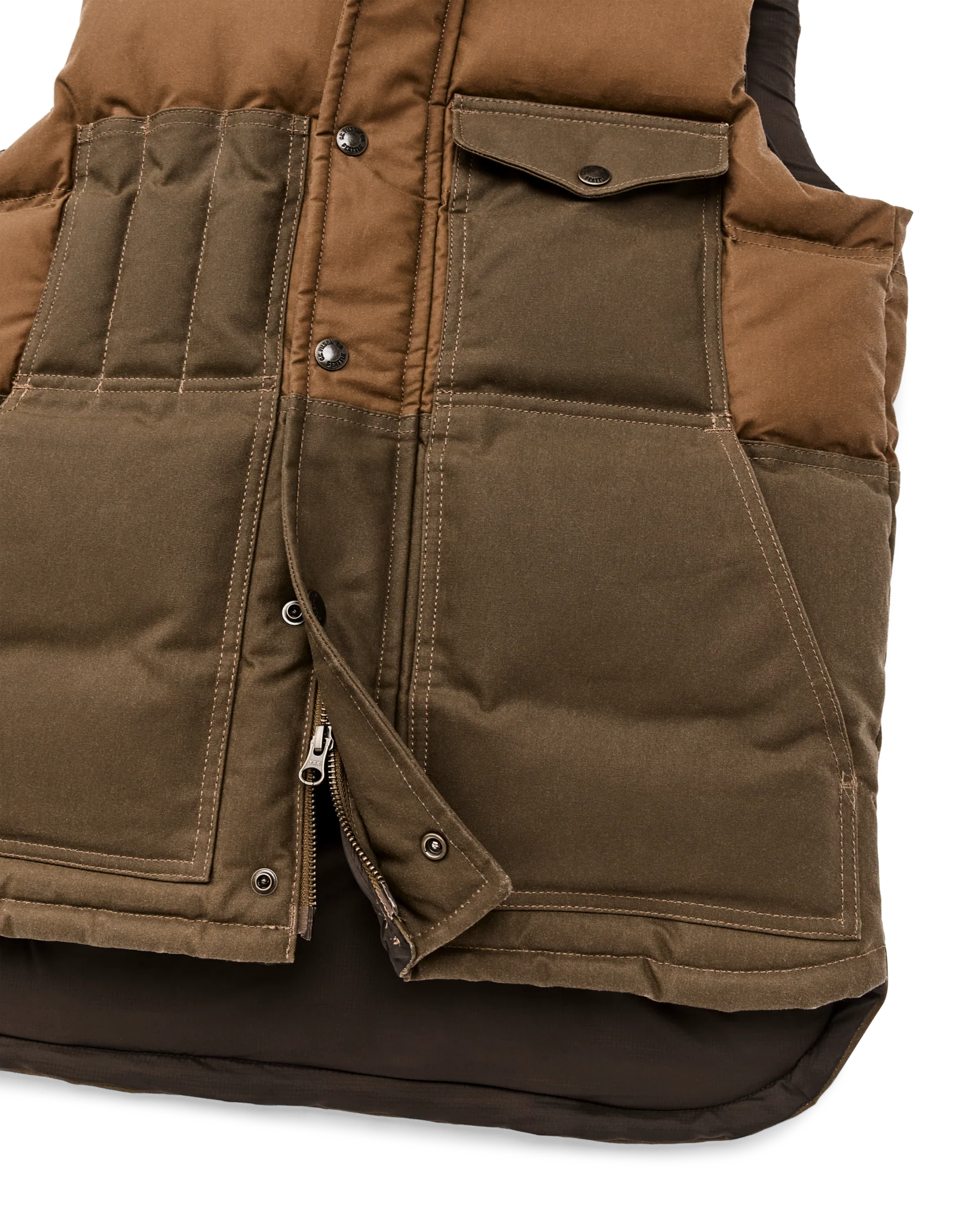 Down Cruiser Vest - Dark Tan - Image 7