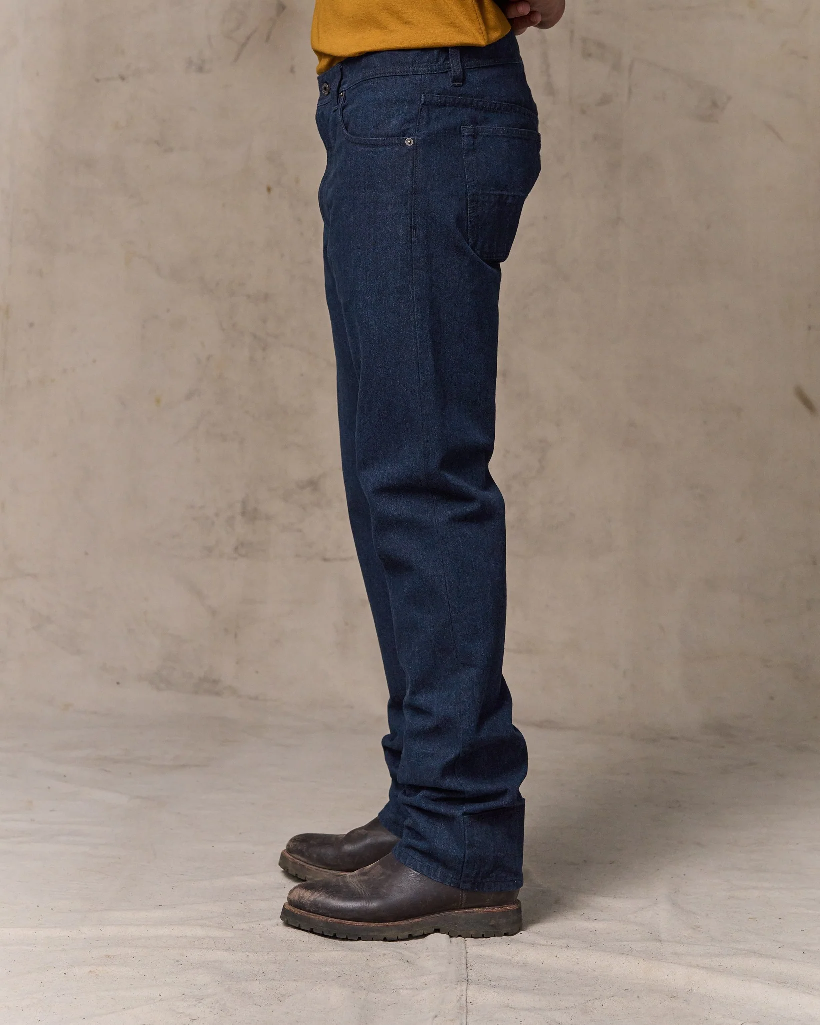 Dry Tin Cloth 5-pocket Pants - Indigo - Image 4