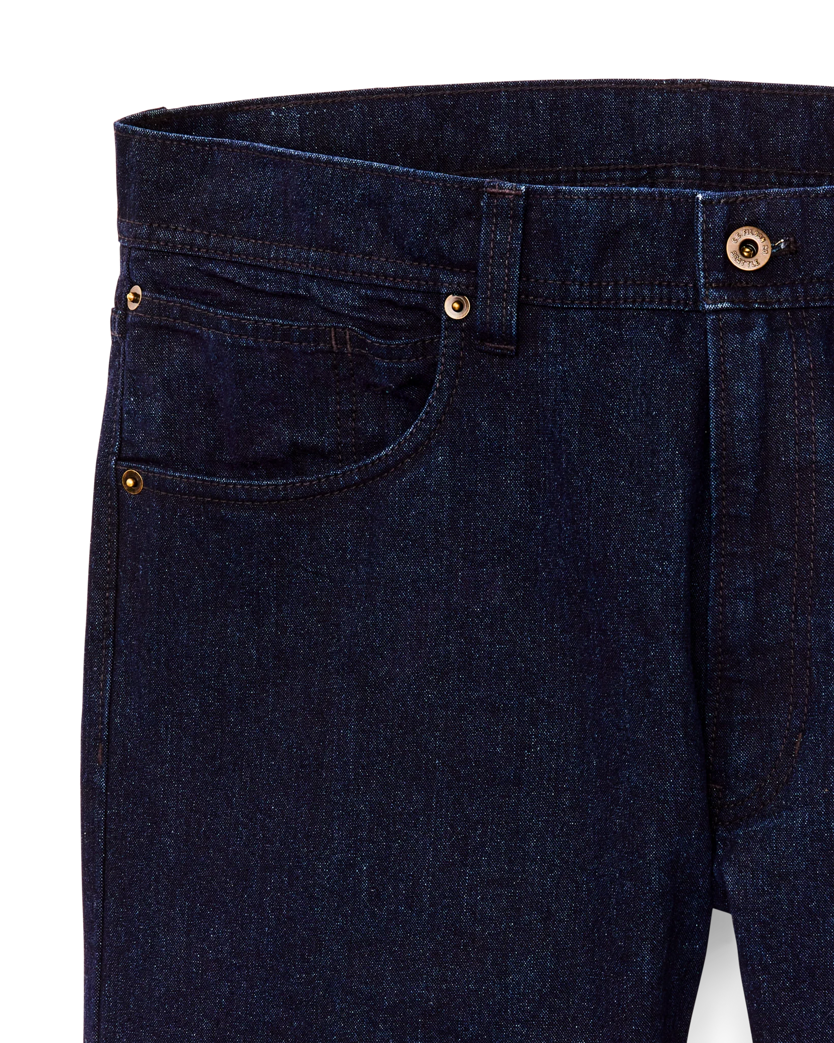 Dry Tin Cloth 5-pocket Pants - Indigo - Image 7
