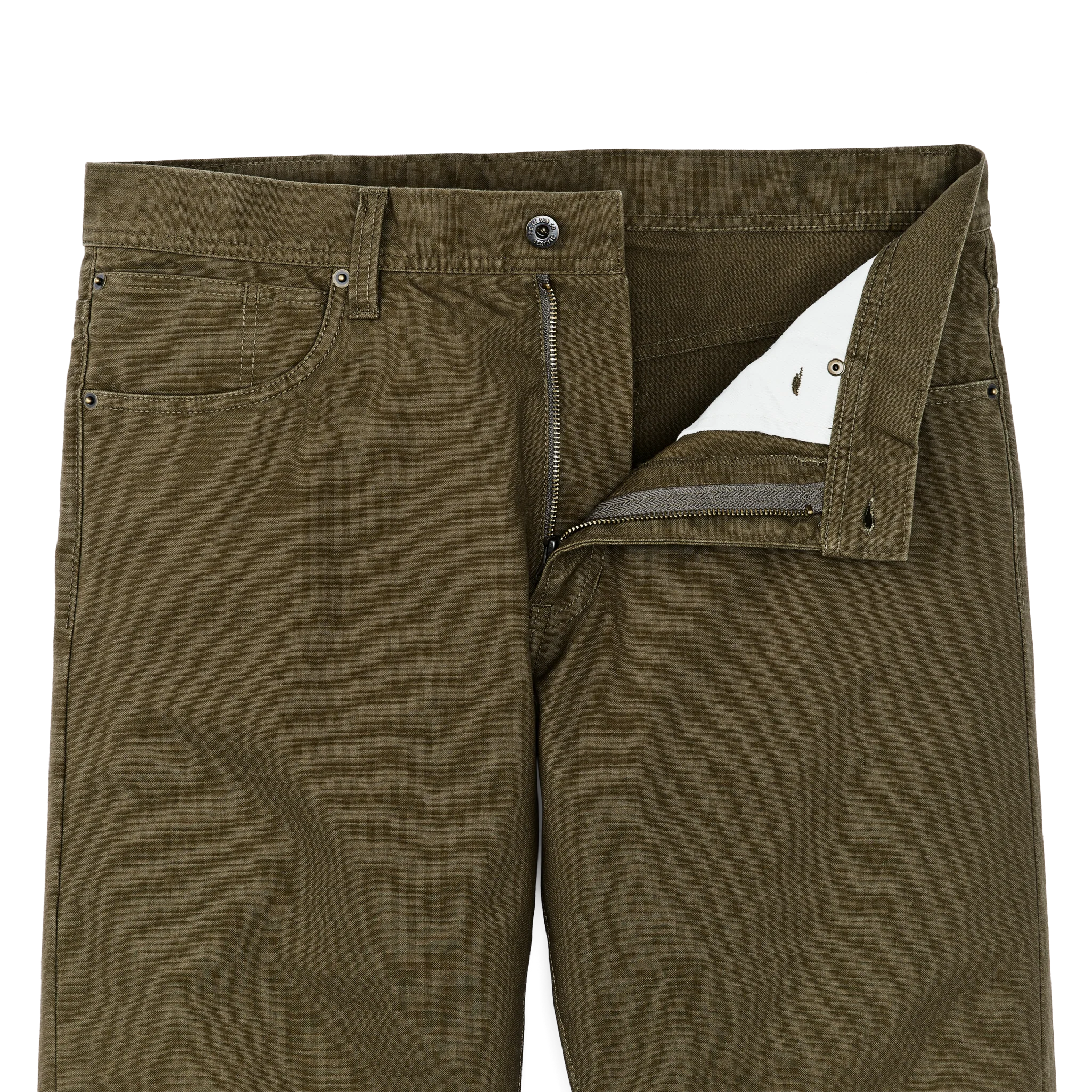 Dry Tin Cloth 5-pocket Pants - Marsh Olive - Image 6