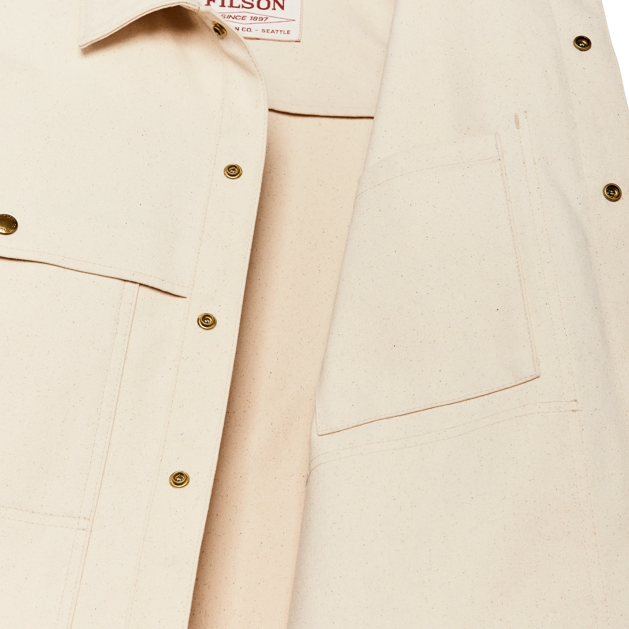 Dry Tin Cloth Forester Jac-shirt - Natural Seed - Image 4