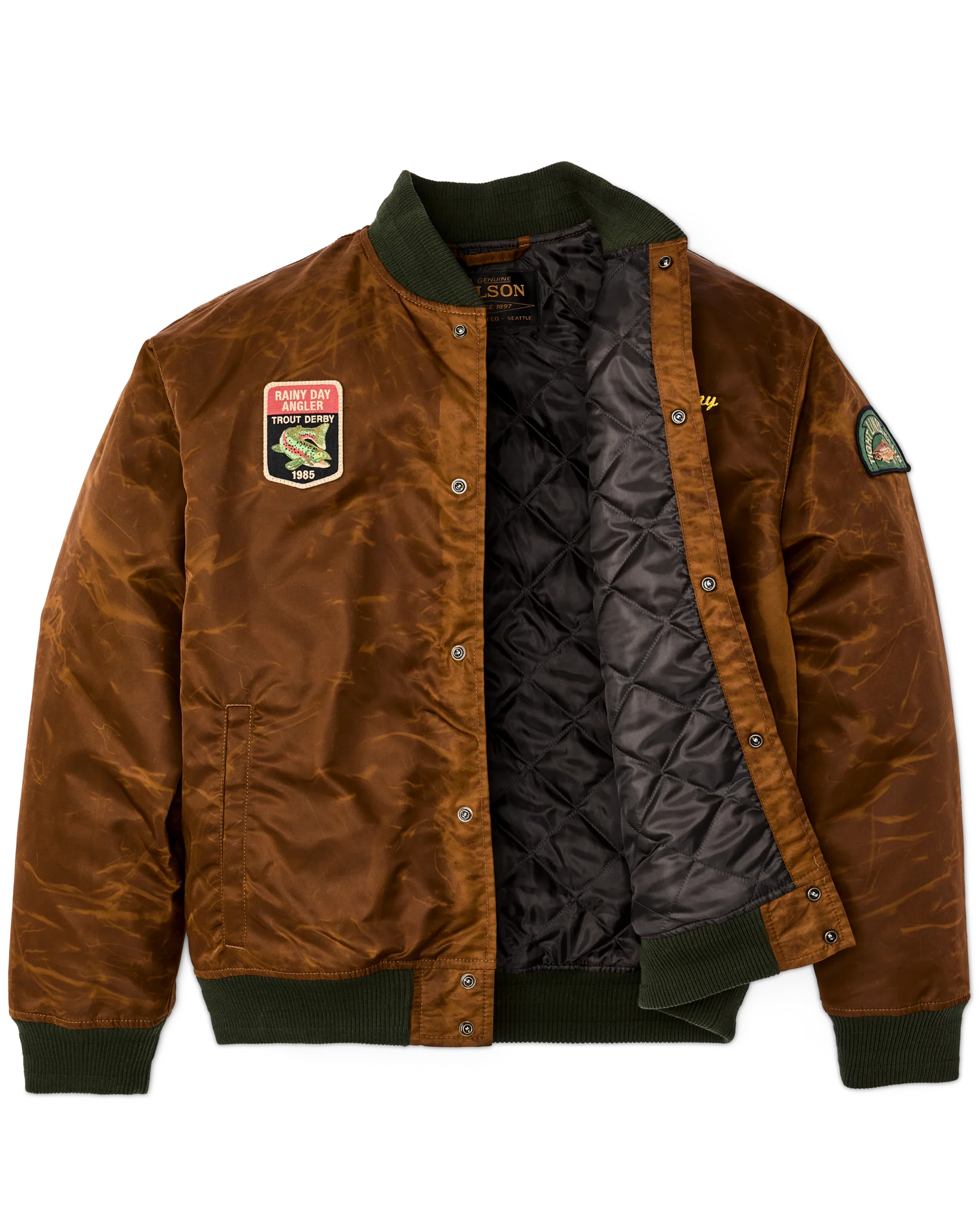 Embroidered Montlake Jacket - Whiskey - Image 10