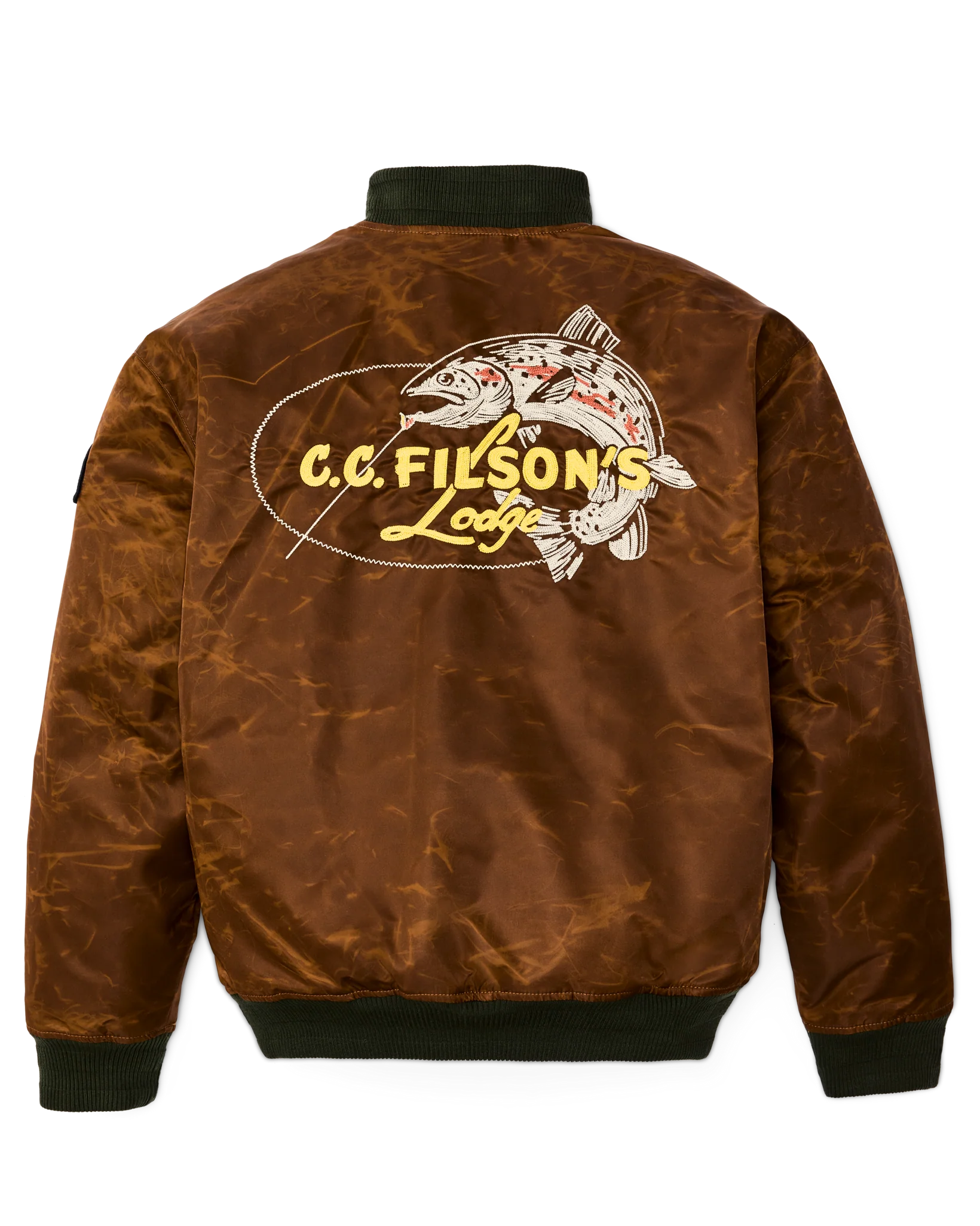 Embroidered Montlake Jacket - Whiskey - Image 8