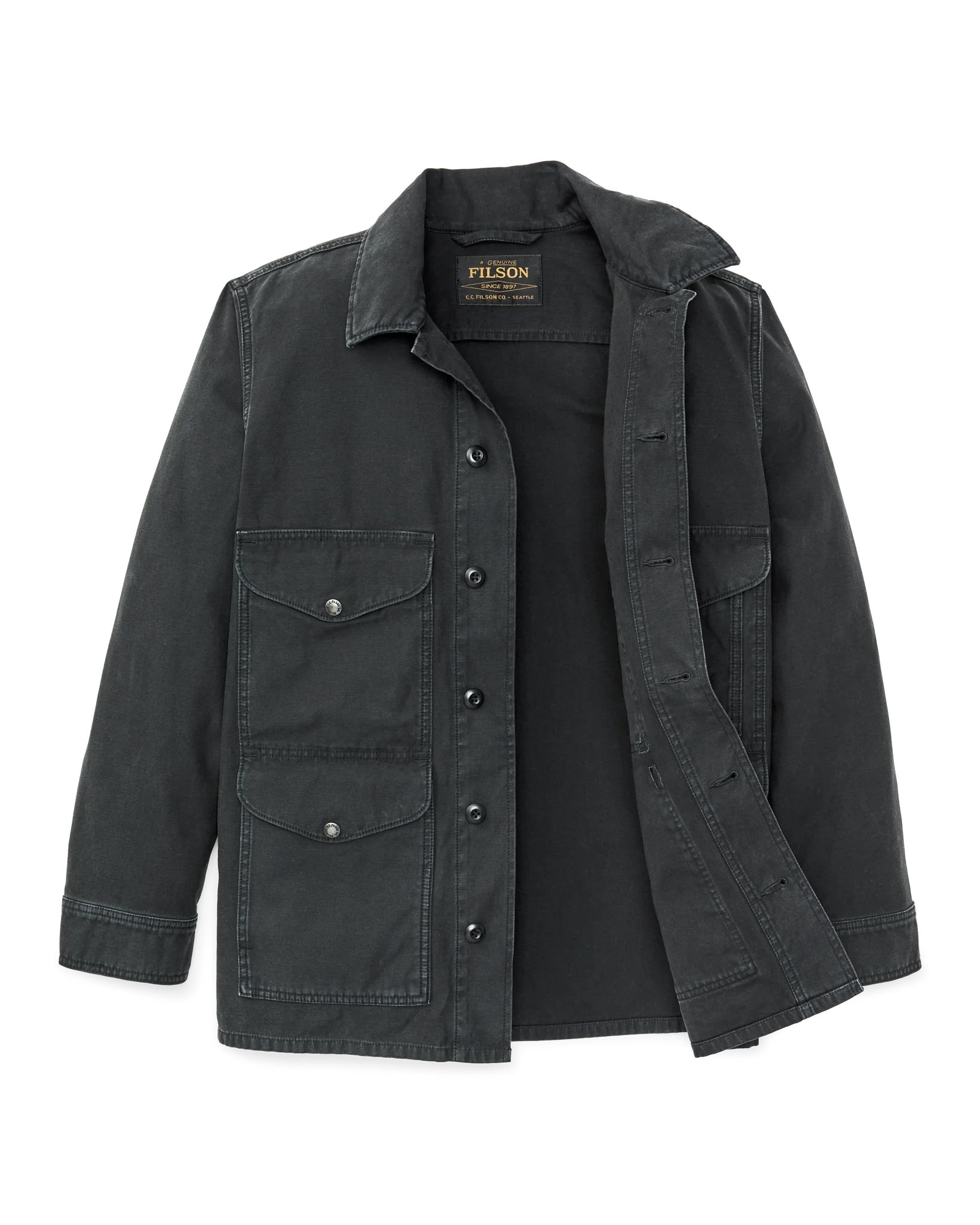 Field Cruiser Jacket - Washed Faded Black - Image 7