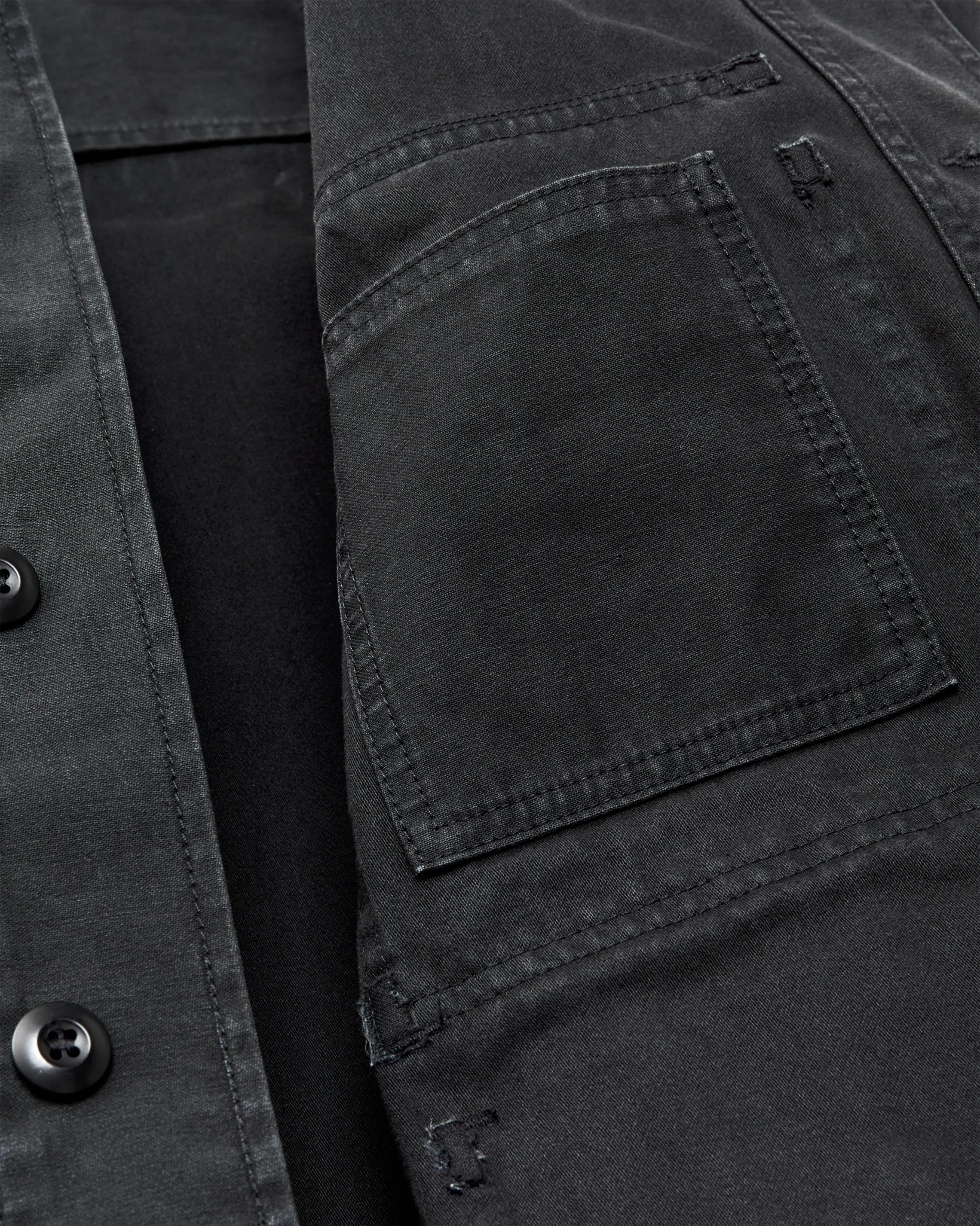 Field Cruiser Jacket - Washed Faded Black - Image 9