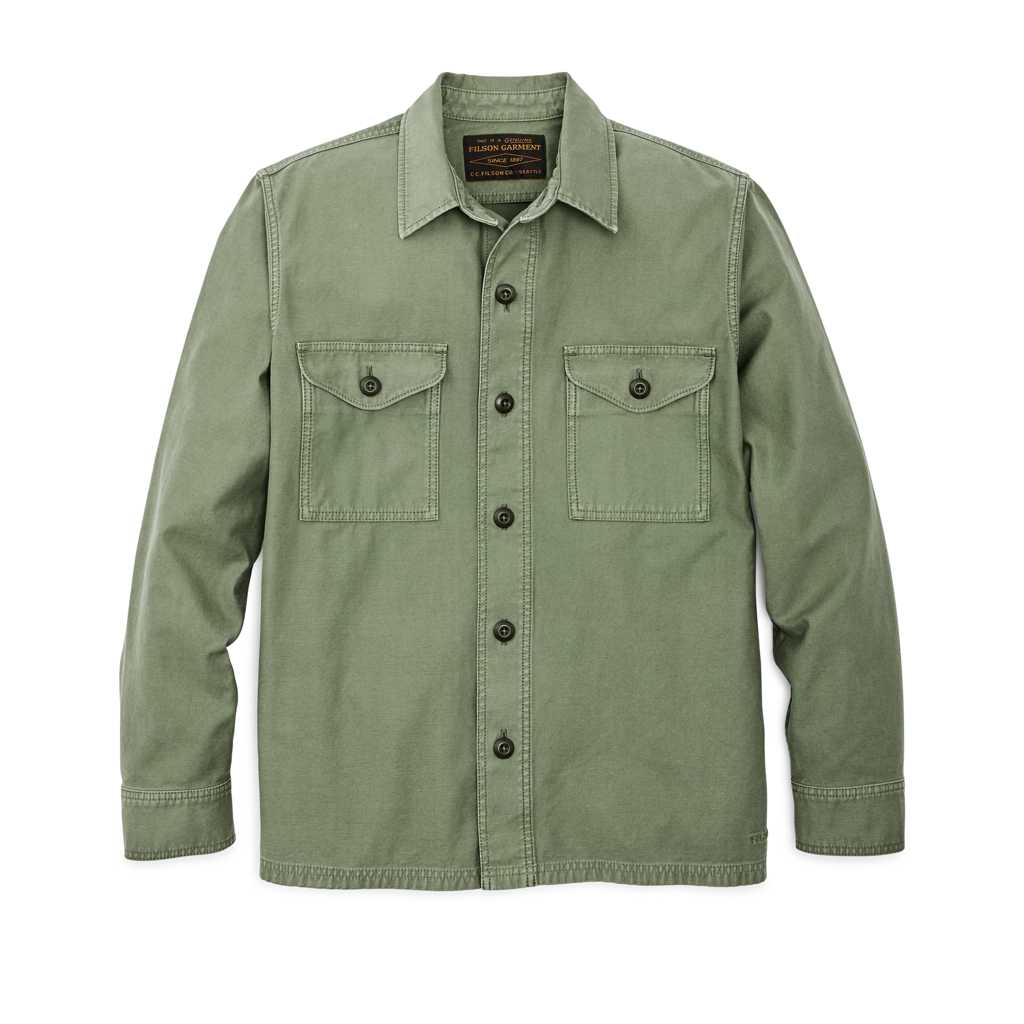 Field Jac-shirt - Washed Fatigue Green - Image 4