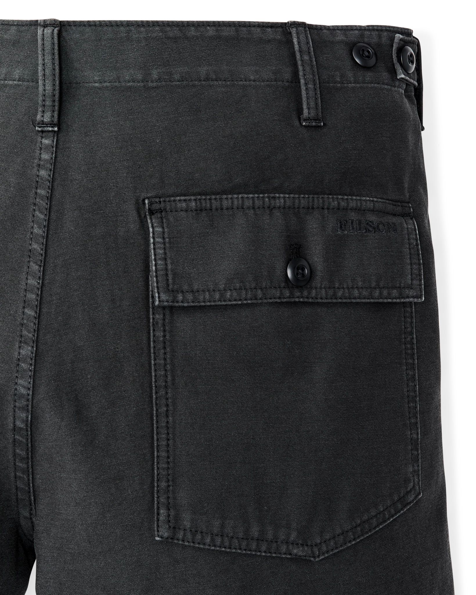 Field Supply Shorts - Washed Faded Black - Image 8