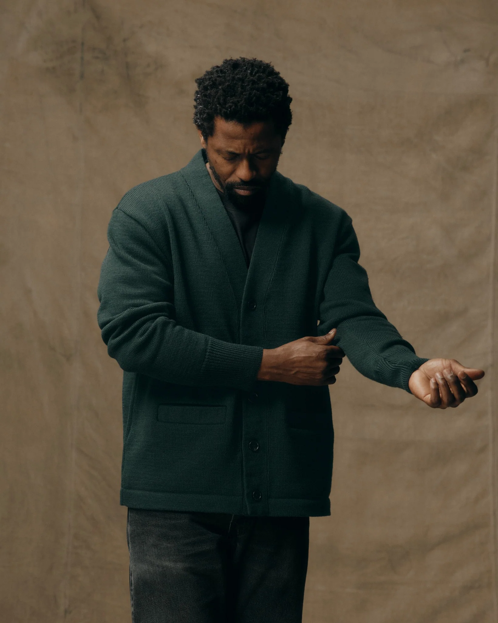 Guide Cardigan Sweater - Fir - Image 3