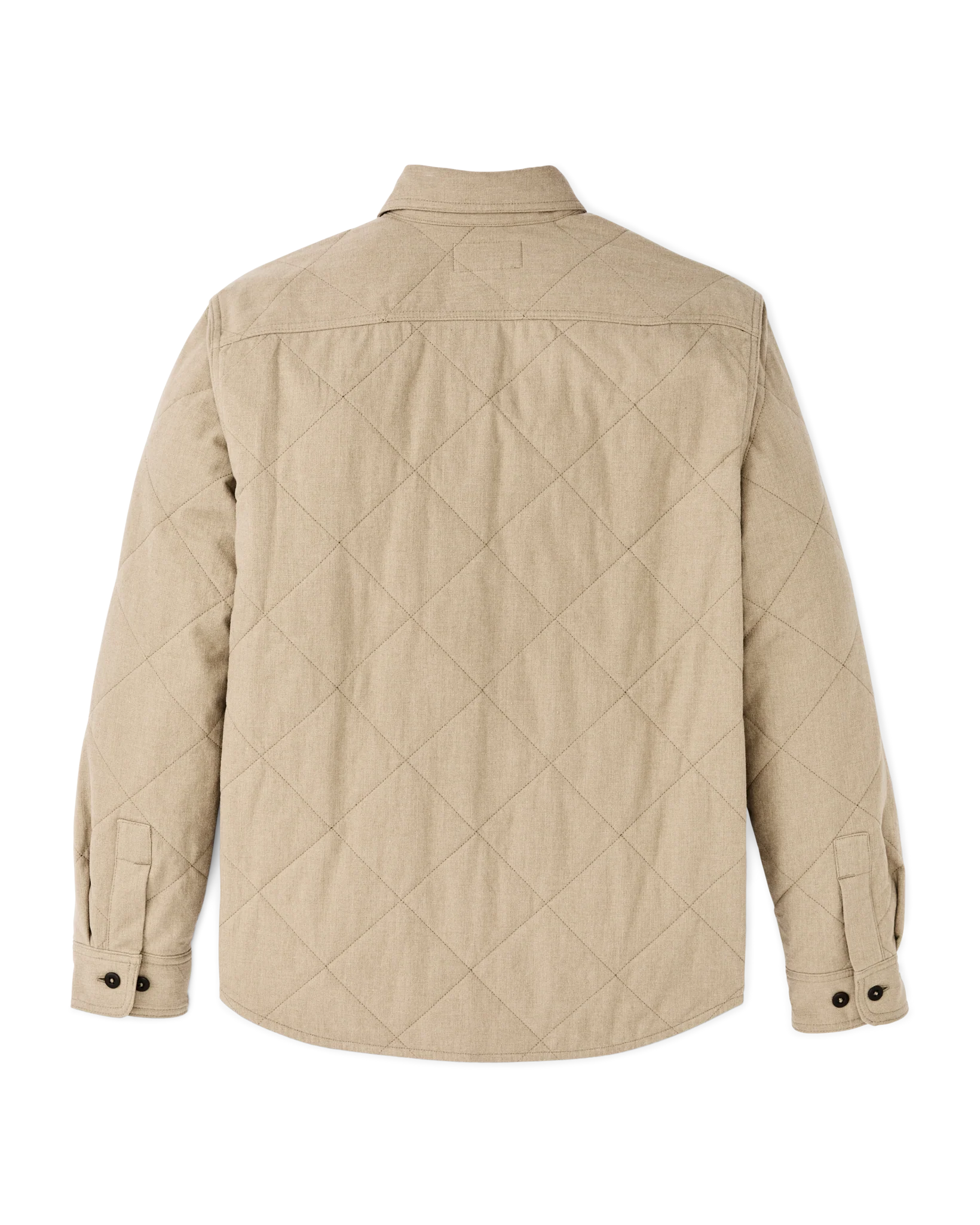 Insulated Flannel Shirt - Warm Khaki - Image 2