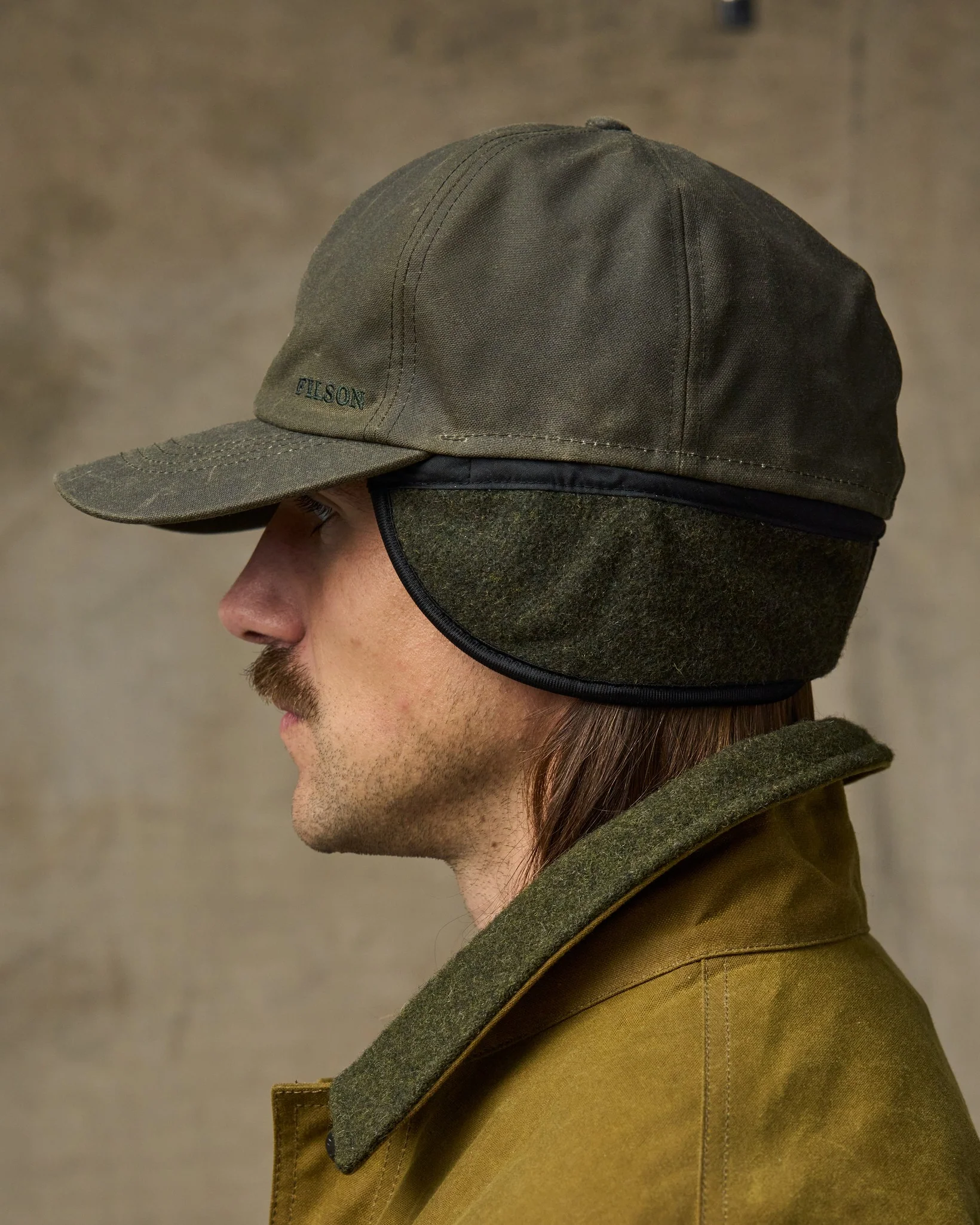 Insulated Tin Cloth Cap - Otter Green - Image 4