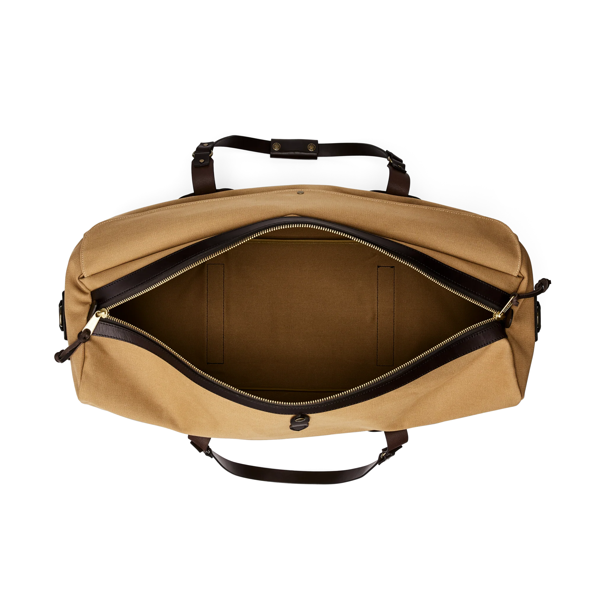Large Rugged Twill Duffle Bag - Tan - Image 7