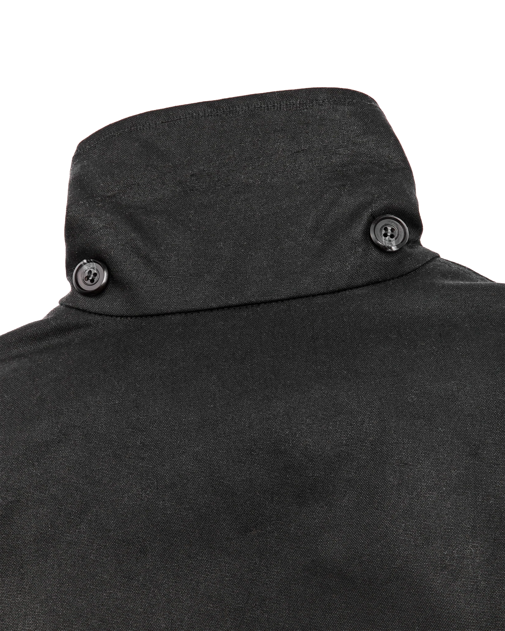 Lined Tin Cloth Cruiser Jacket - Black - Image 9