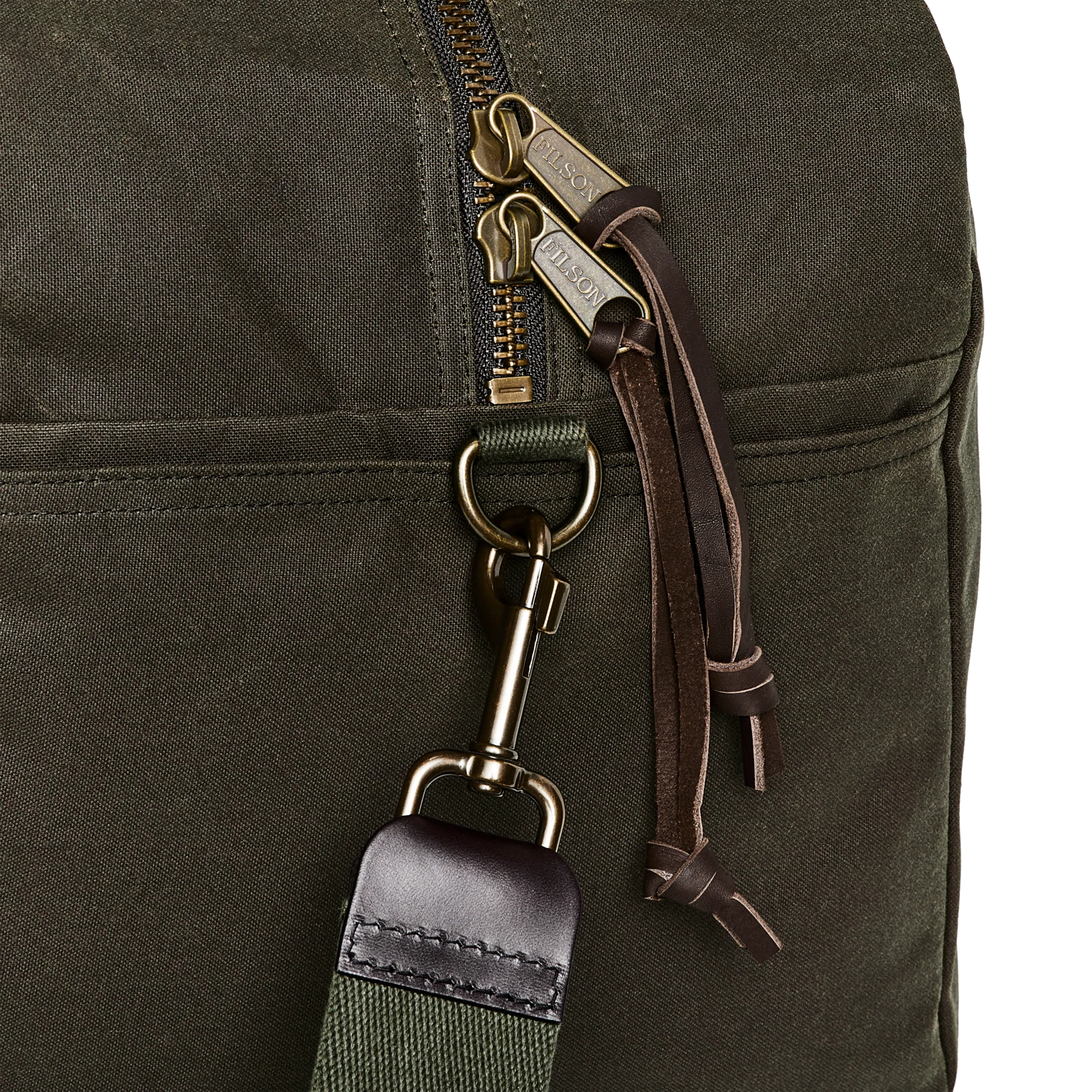 Medium Tin Cloth Duffle Bag - Otter Green - Image 6