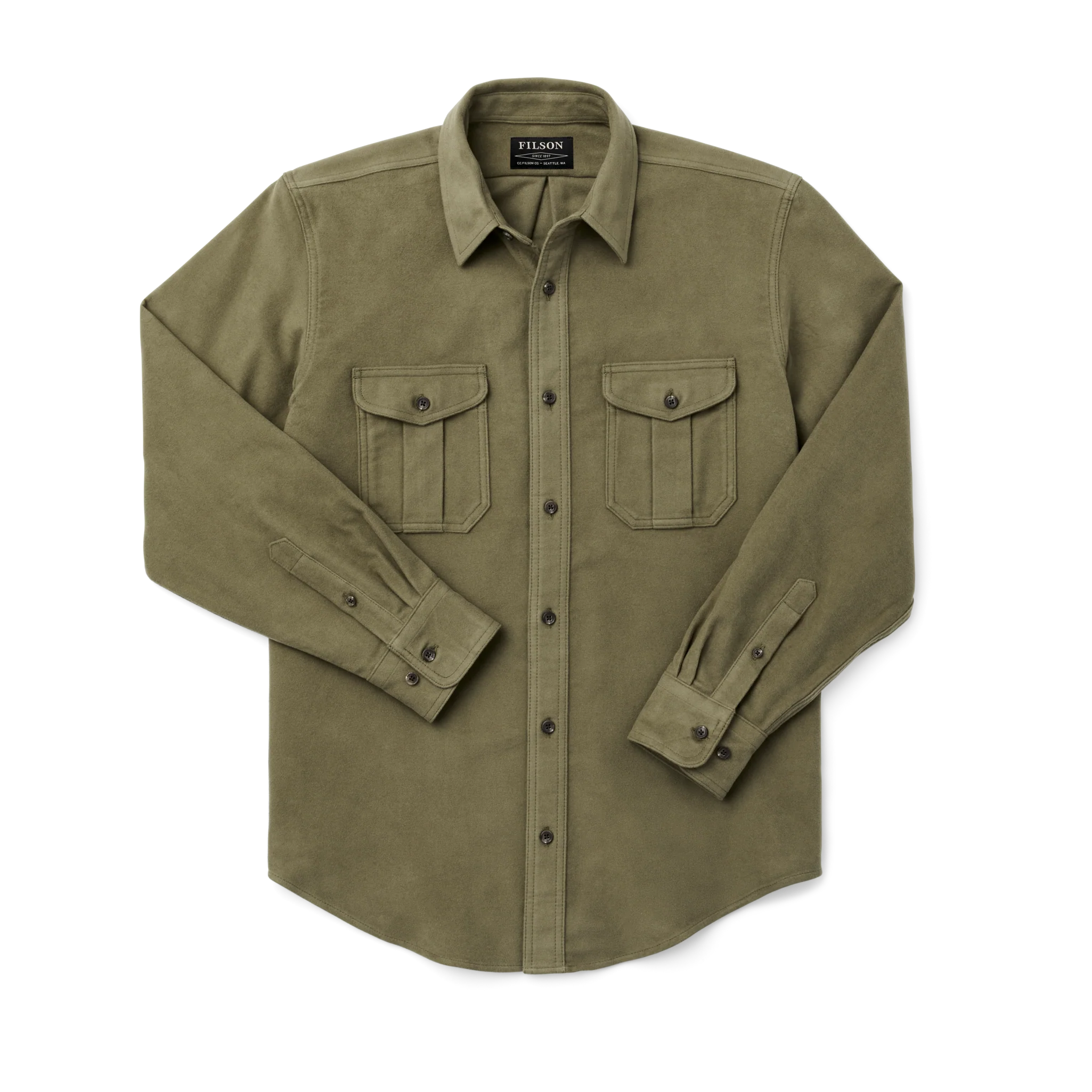 Moleskin Seattle Shirt - Lovat - Image 3