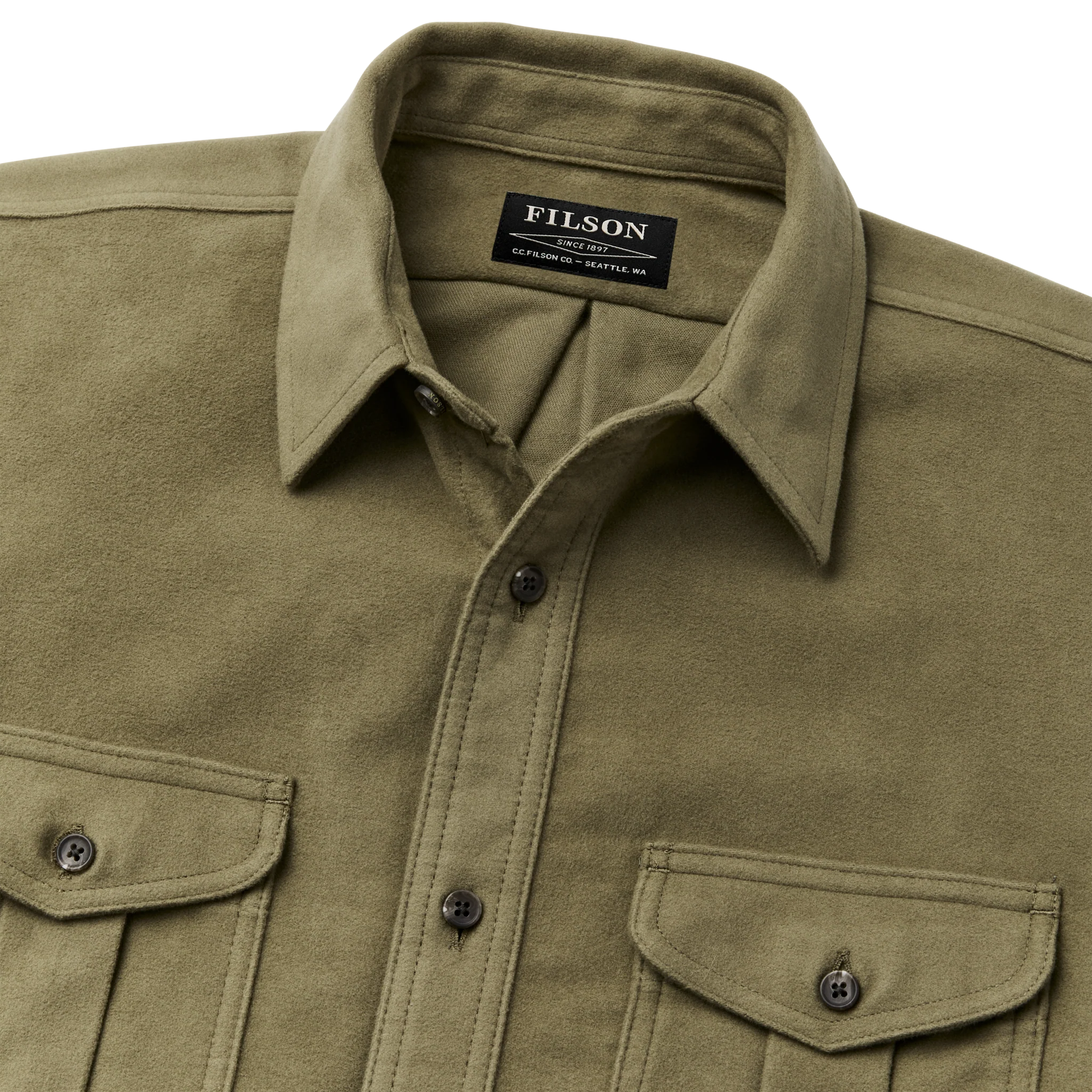 Moleskin Seattle Shirt - Lovat - Image 6