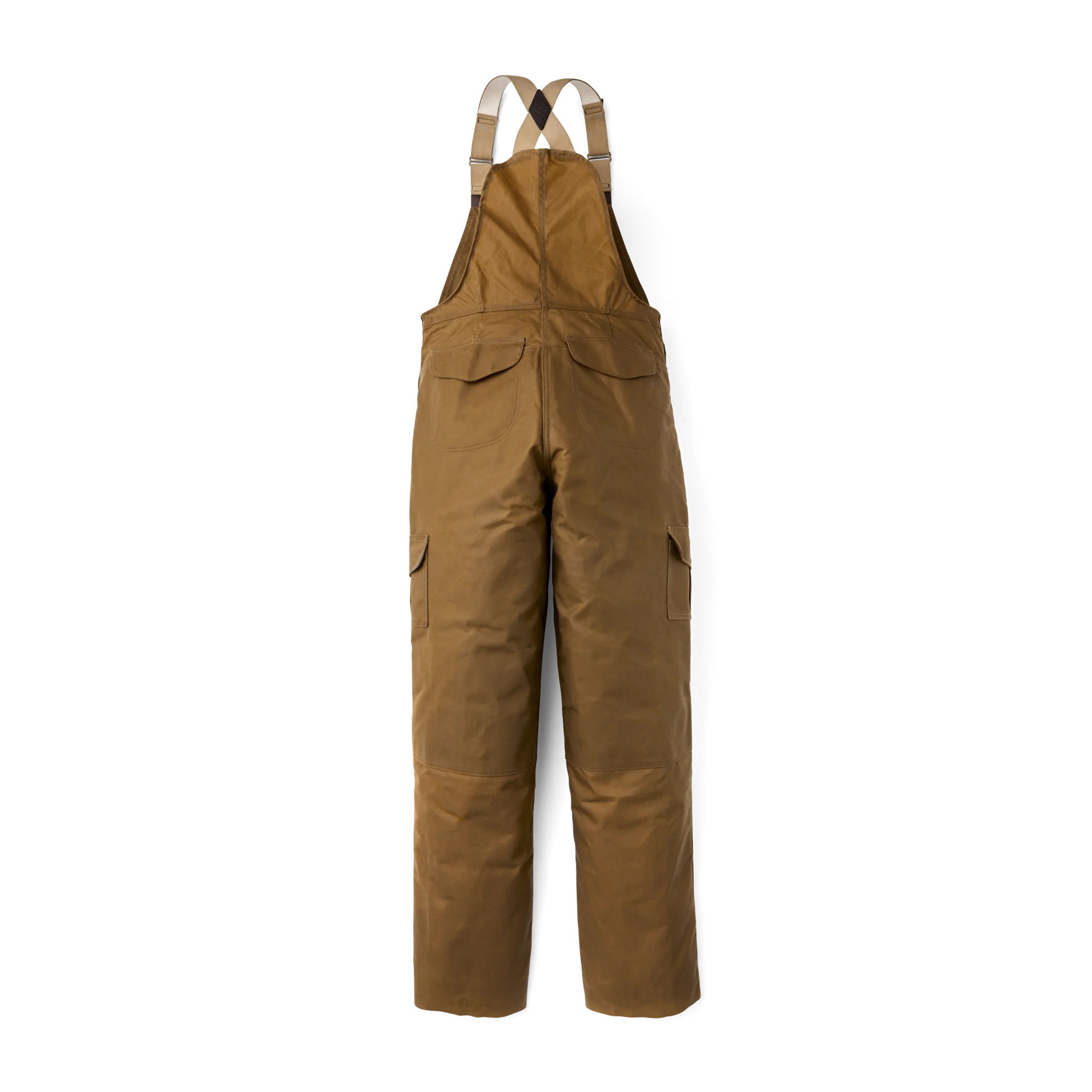Oil Finish Double Tin Cloth Bibs - Dark Tan - Image 4