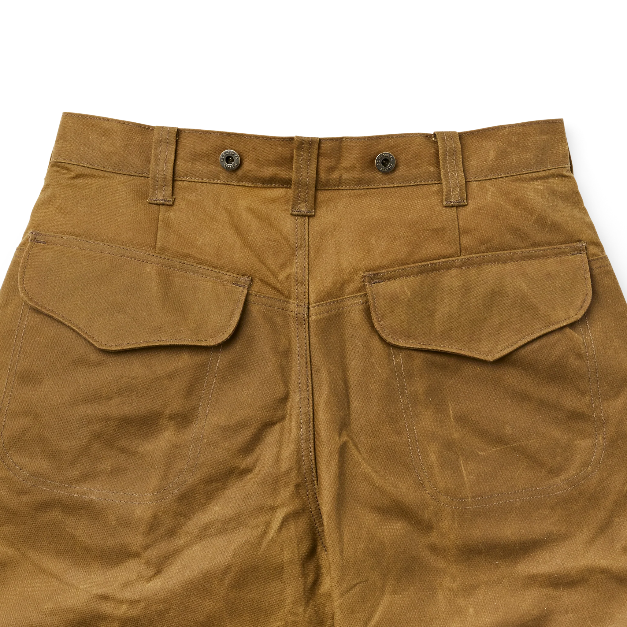 Oil Finish Double Tin Cloth Pants - Dark Tan - Image 9