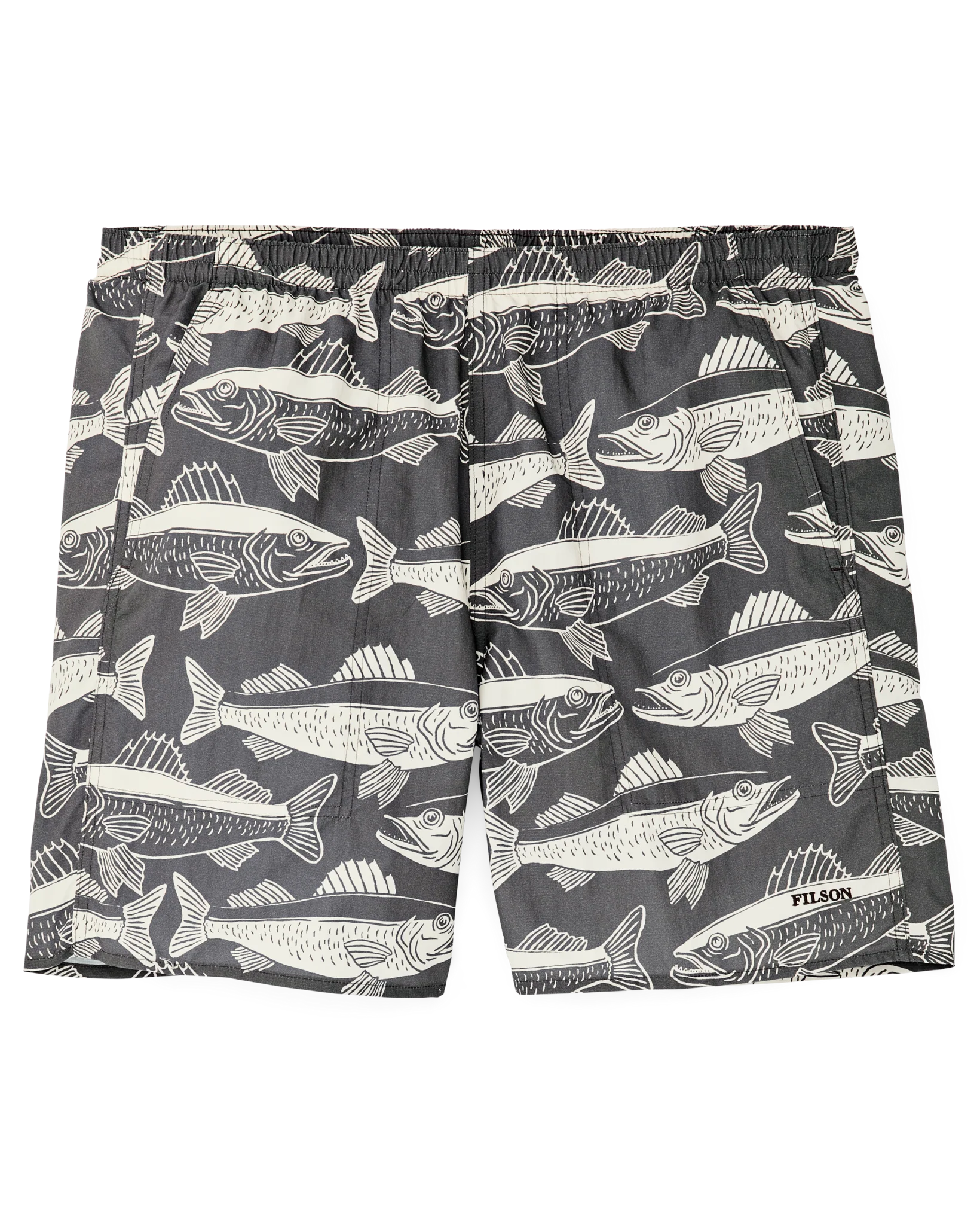 Oxbow Lake Trunks - Beluga Print - Image 5