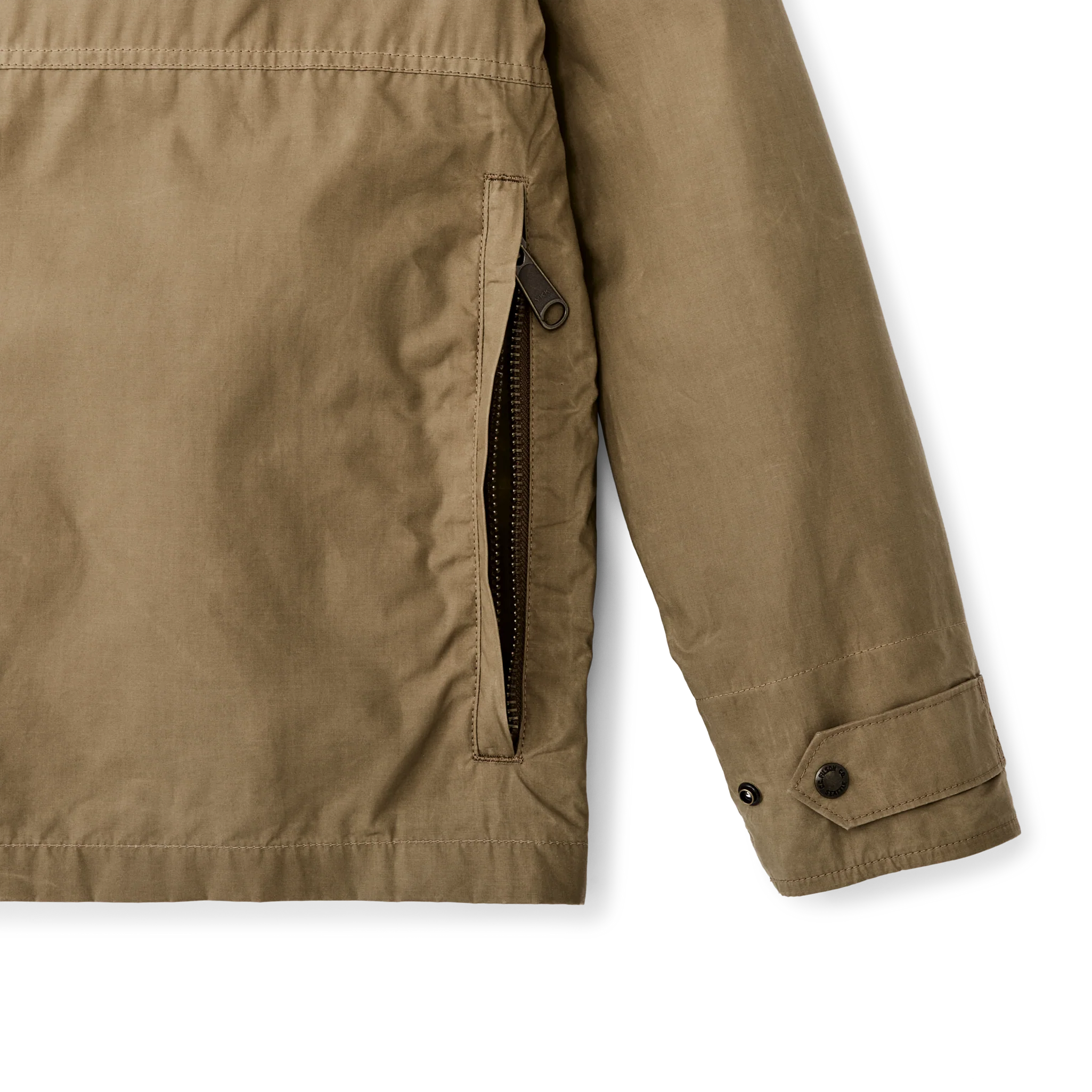 Dry Wax Short Field Jacket - Dark Beige - Image 7