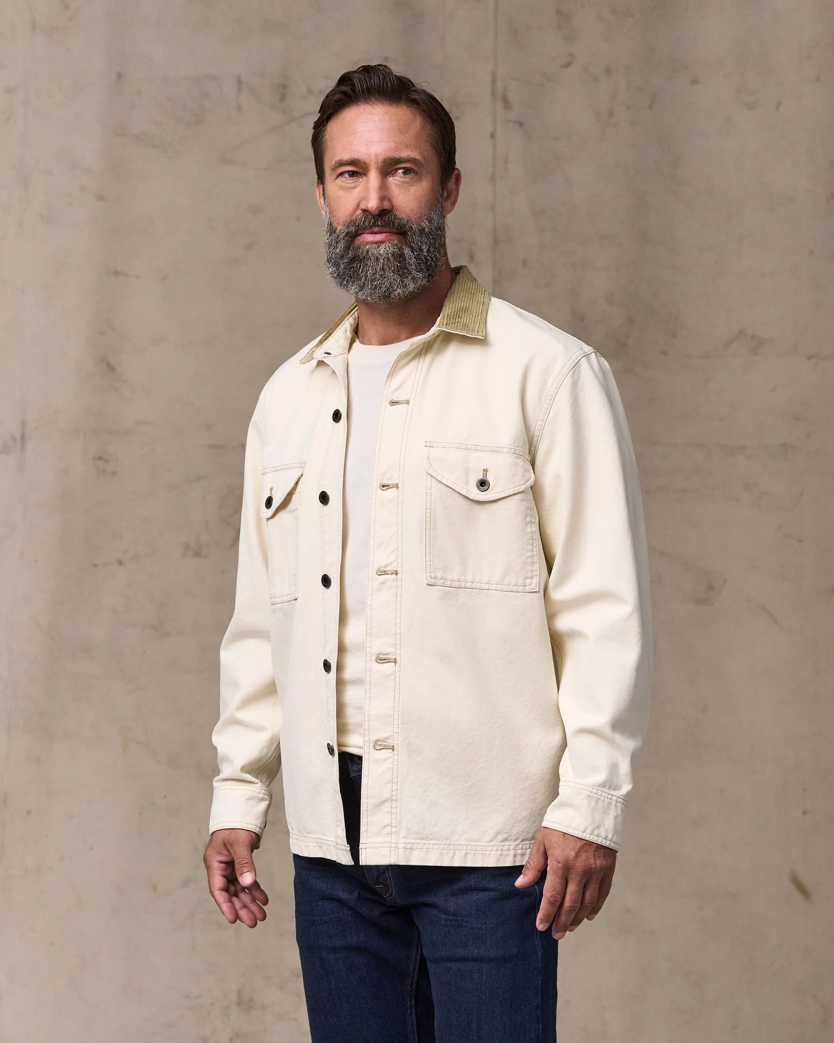 Rustic Canvas Jac-shirt - Natural Seed - Image 3