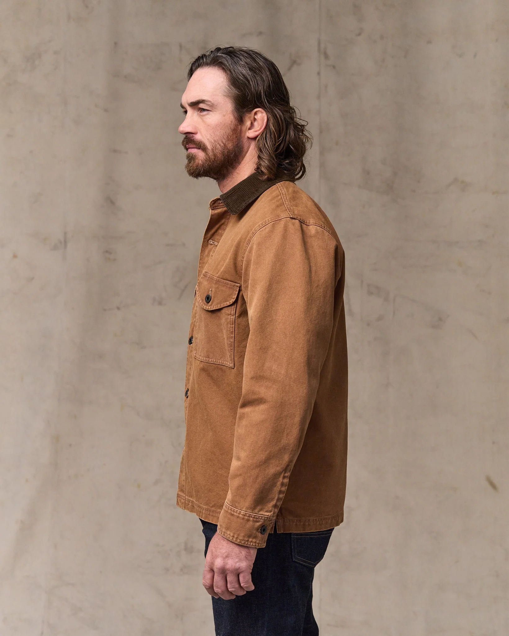 Rustic Canvas Jac-shirt - Whiskey - Image 3