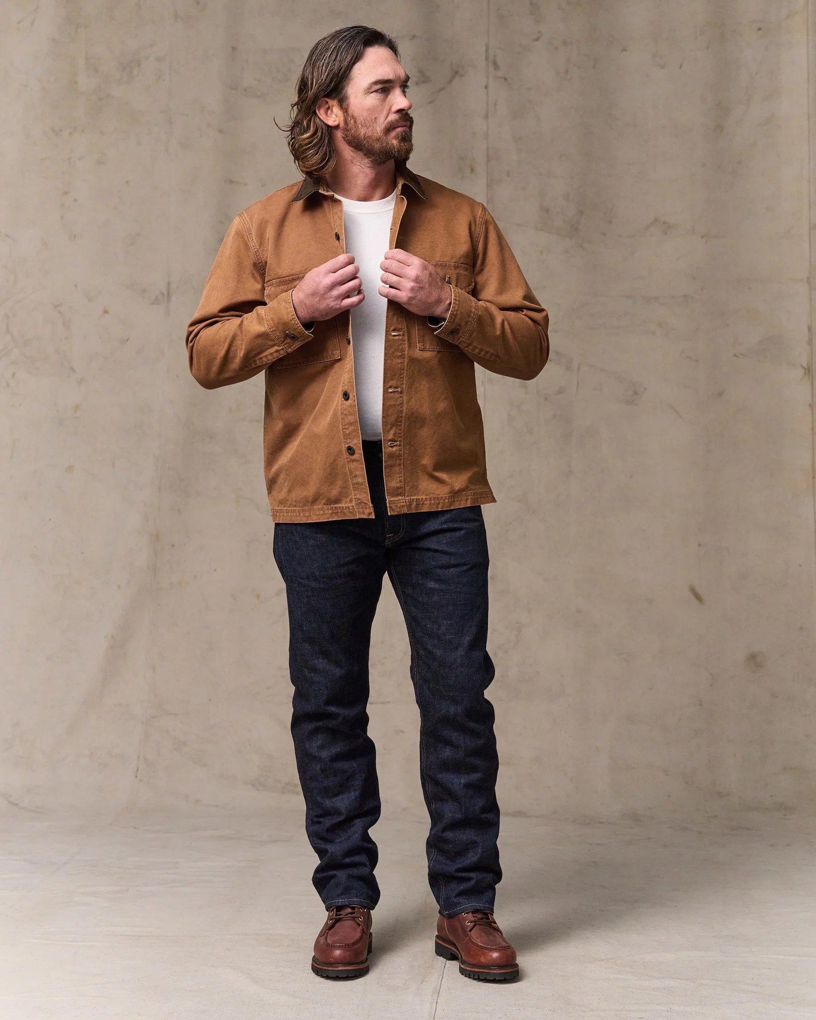 Rustic Canvas Jac-shirt - Whiskey - Image 5