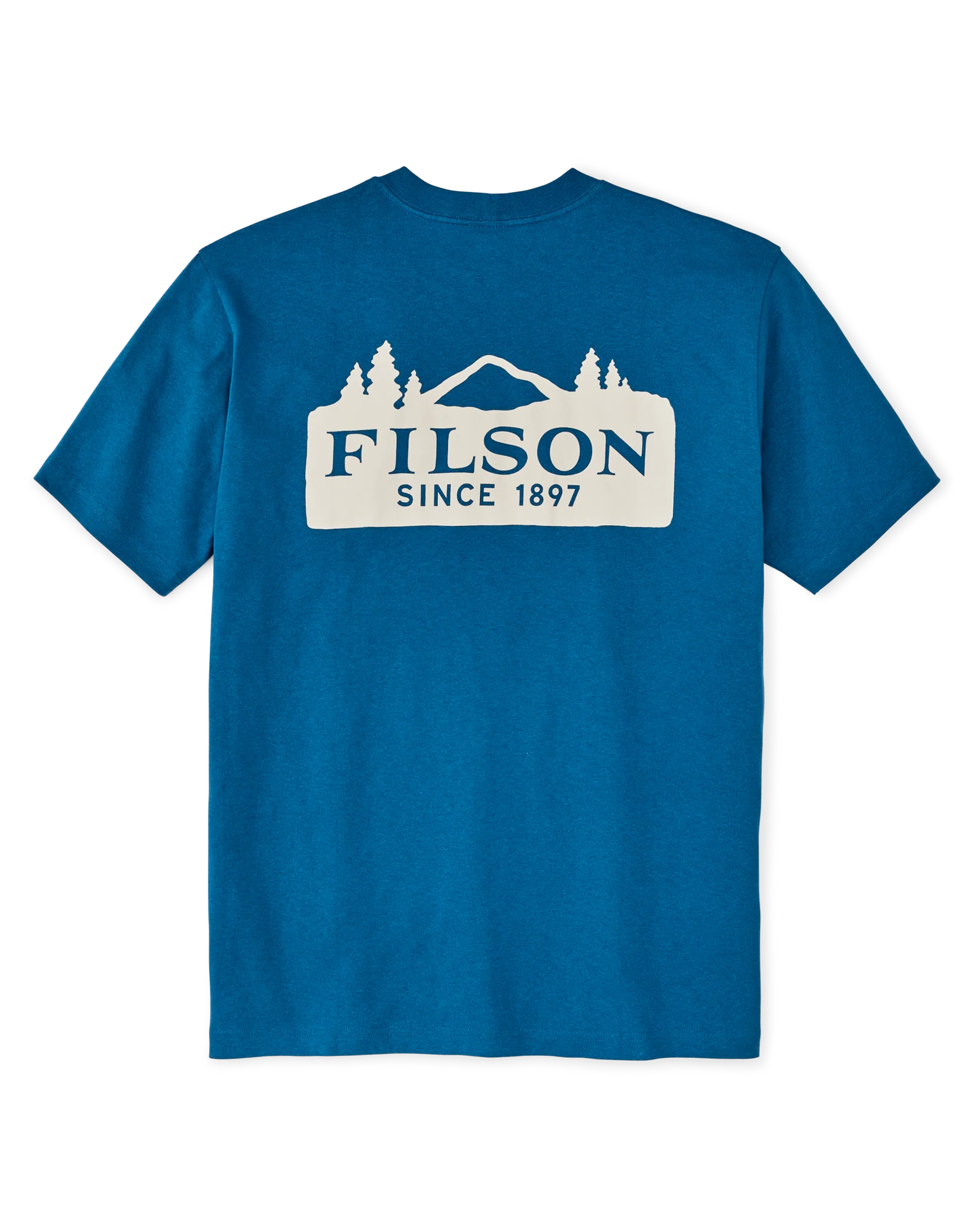 Frontier Logo T-shirt - Sapphire / Scenic Mark - Image 2
