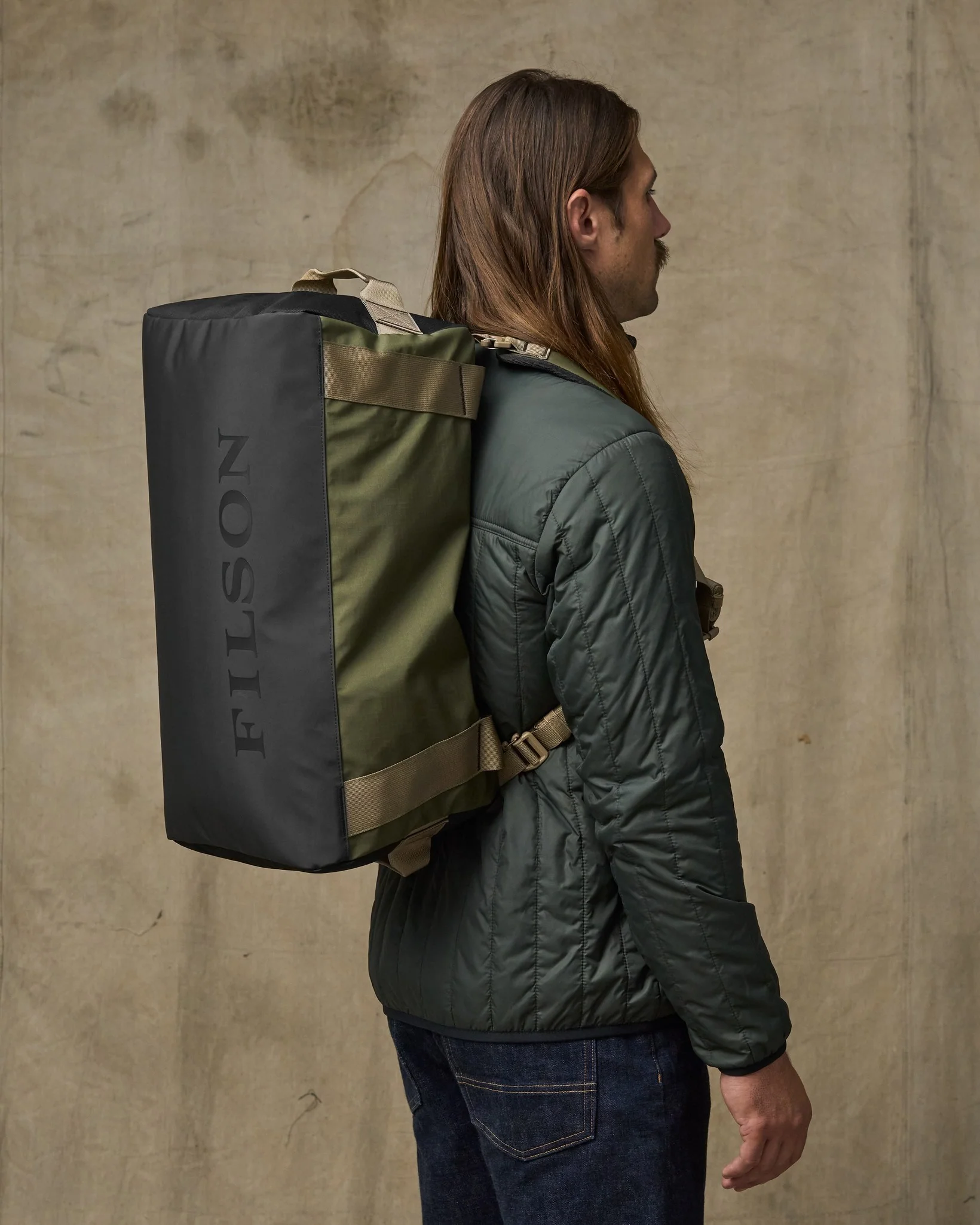 All-weather 40l Duffle - Olive / Black / Covert - Image 3